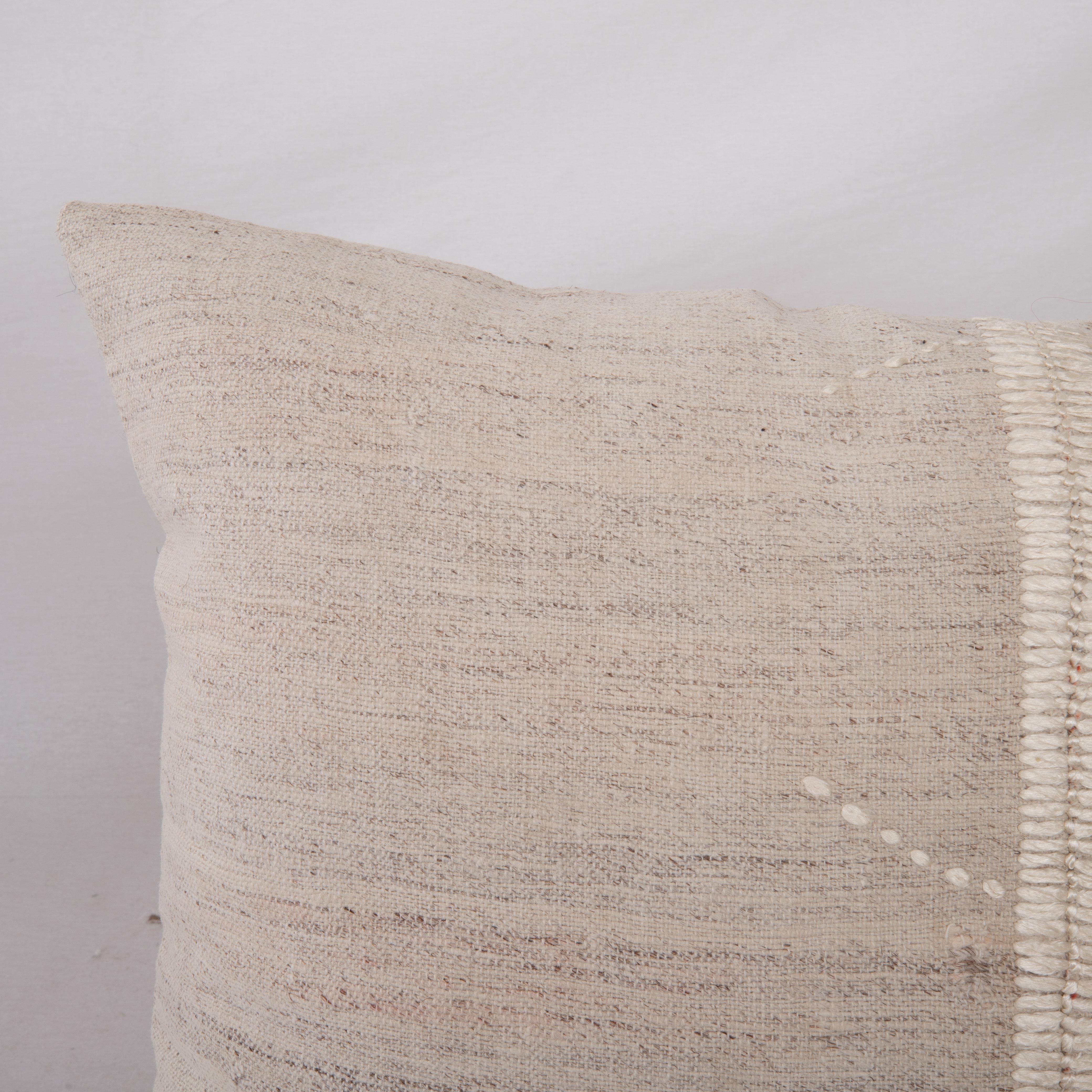 Hand-Woven Mid 20th C. Pillow Cover Made from Vintage Anatolian Covers For Sale
