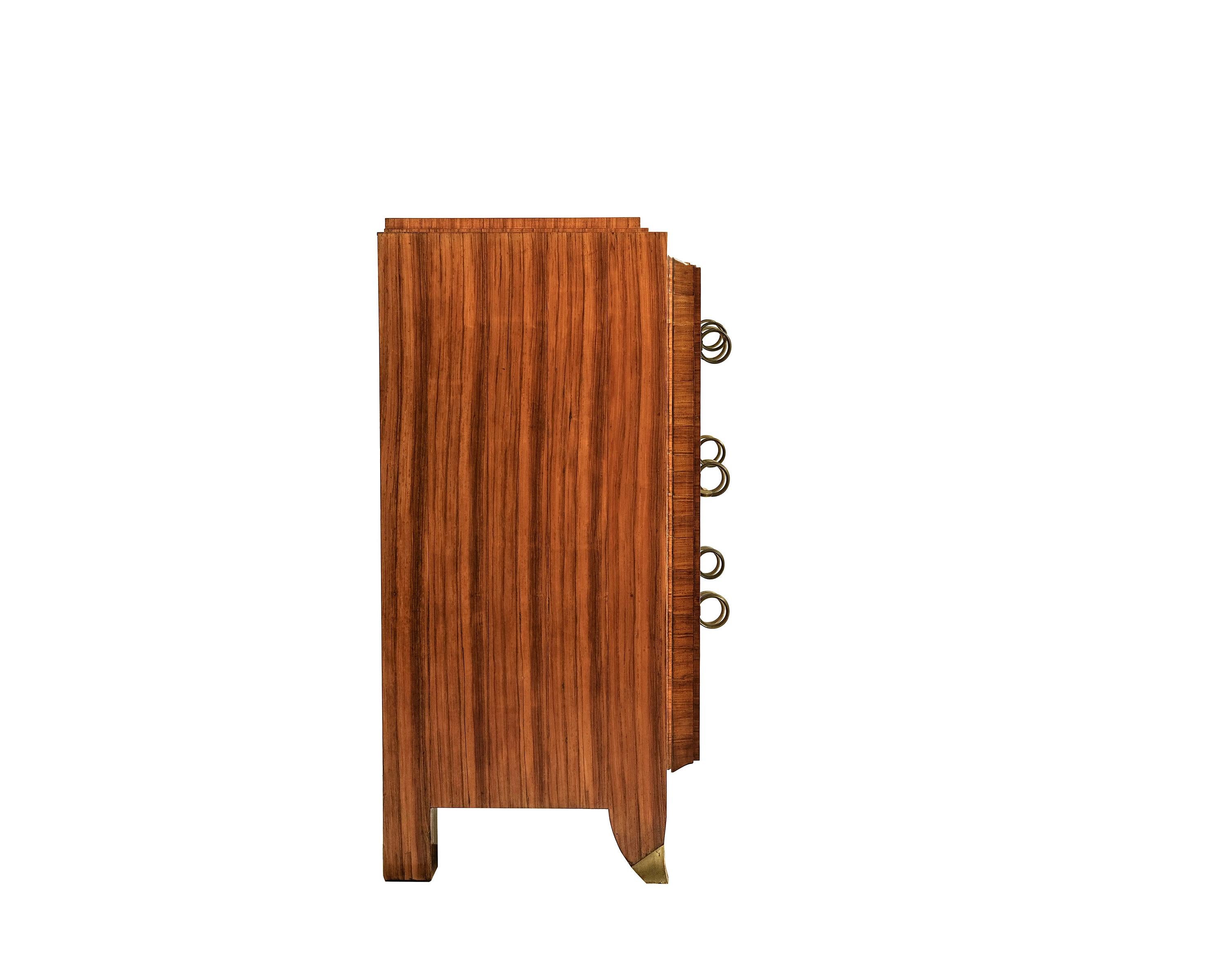 French Mid 20th c, Sideboard by Lucien Rollin For Sale