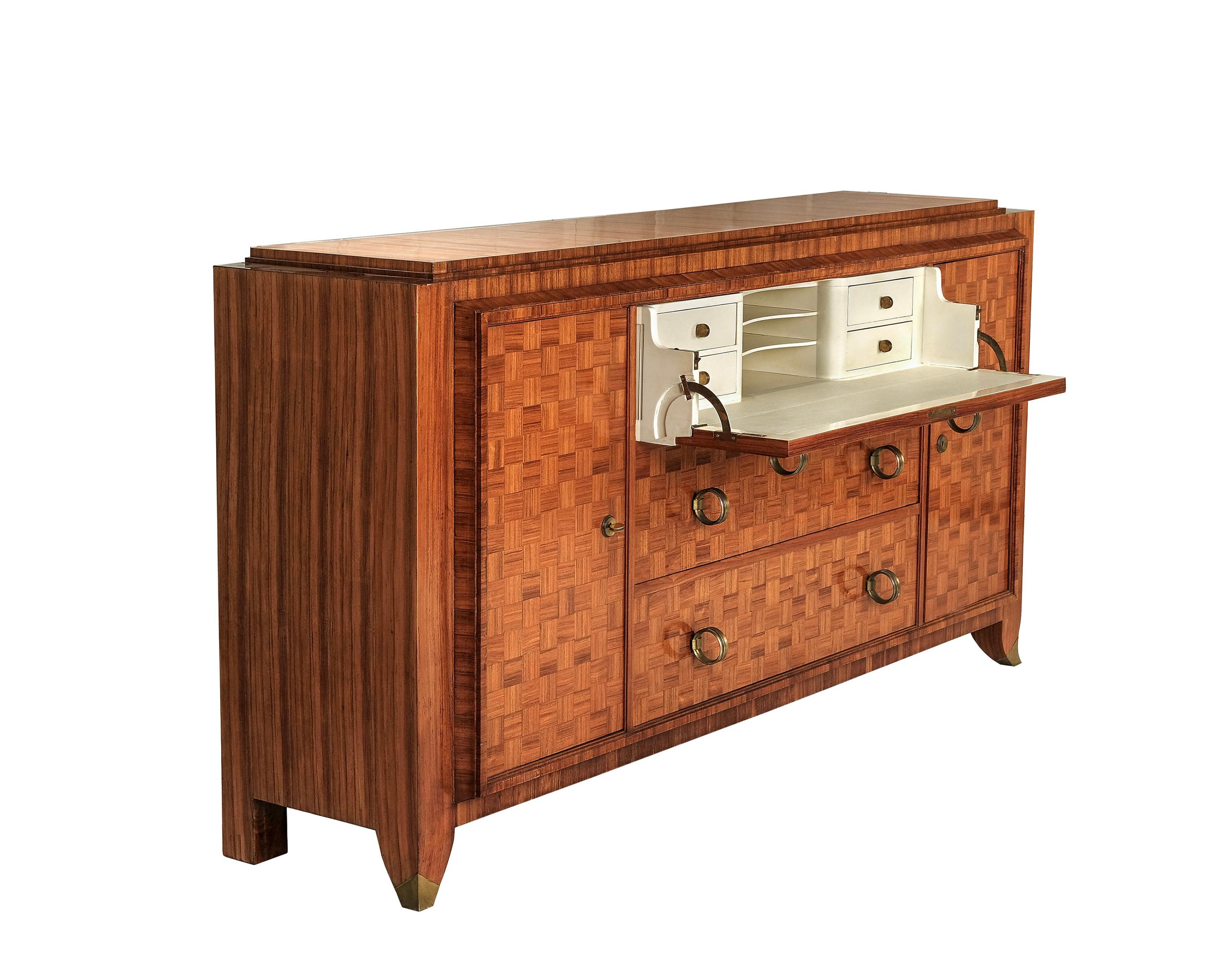 20th Century Mid 20th c, Sideboard by Lucien Rollin For Sale