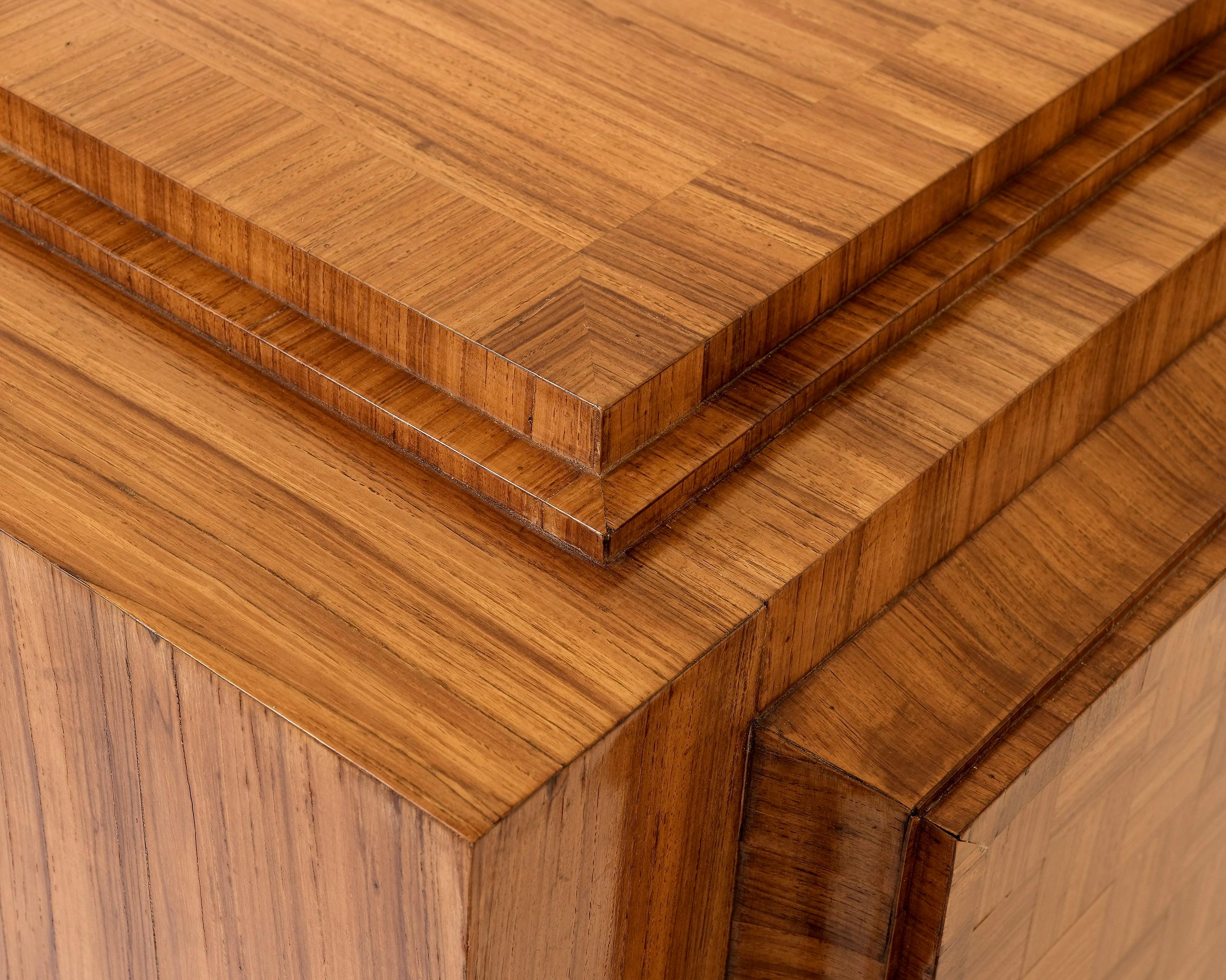 Rosewood Mid 20th c, Sideboard by Lucien Rollin For Sale