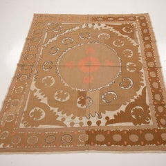 Mitte des 20. Jahrhunderts Neutral Suzani, Samarkand, Usbekistan