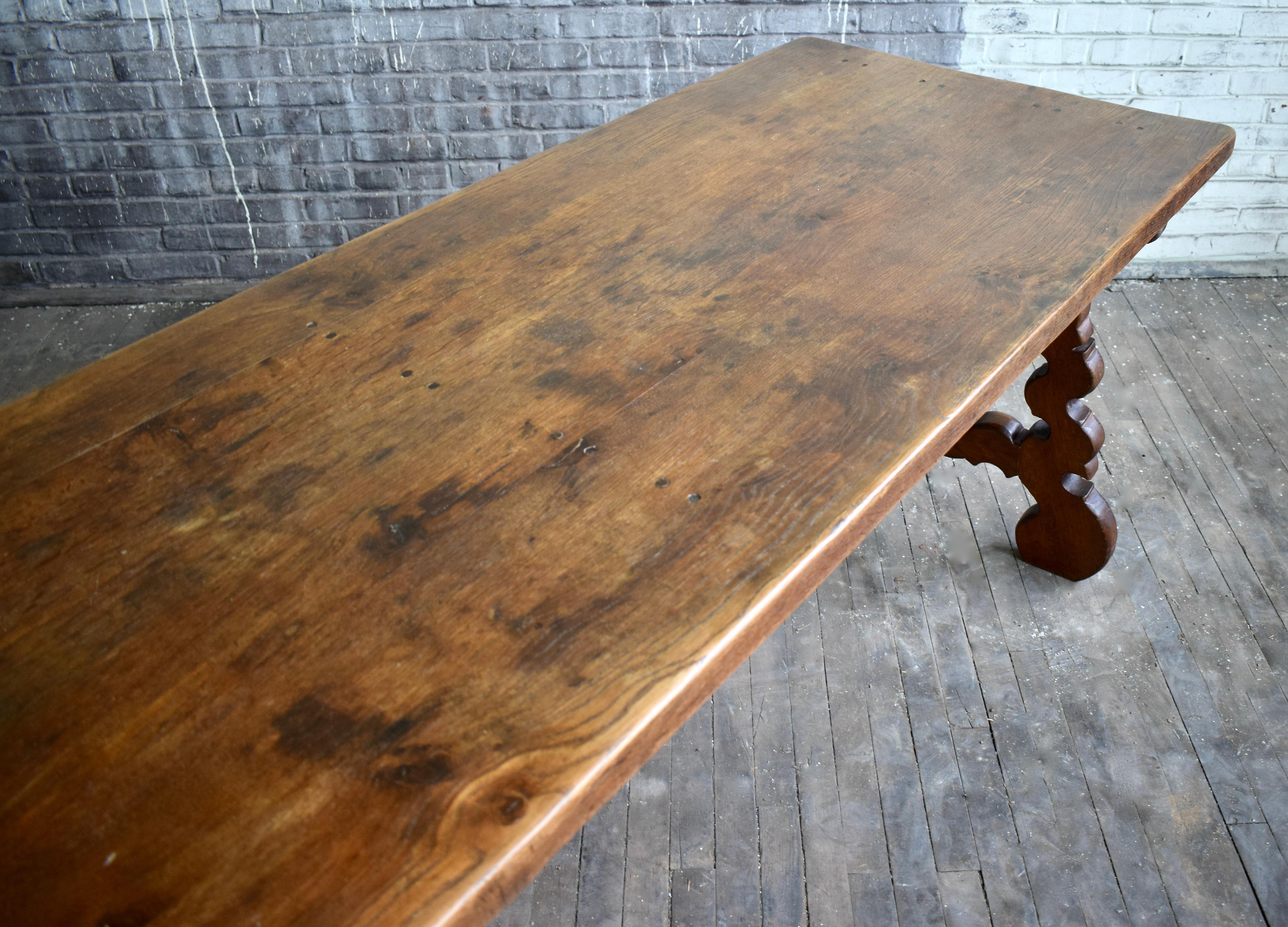 Mid 20th C. Spanish Colonial Dining Table 4