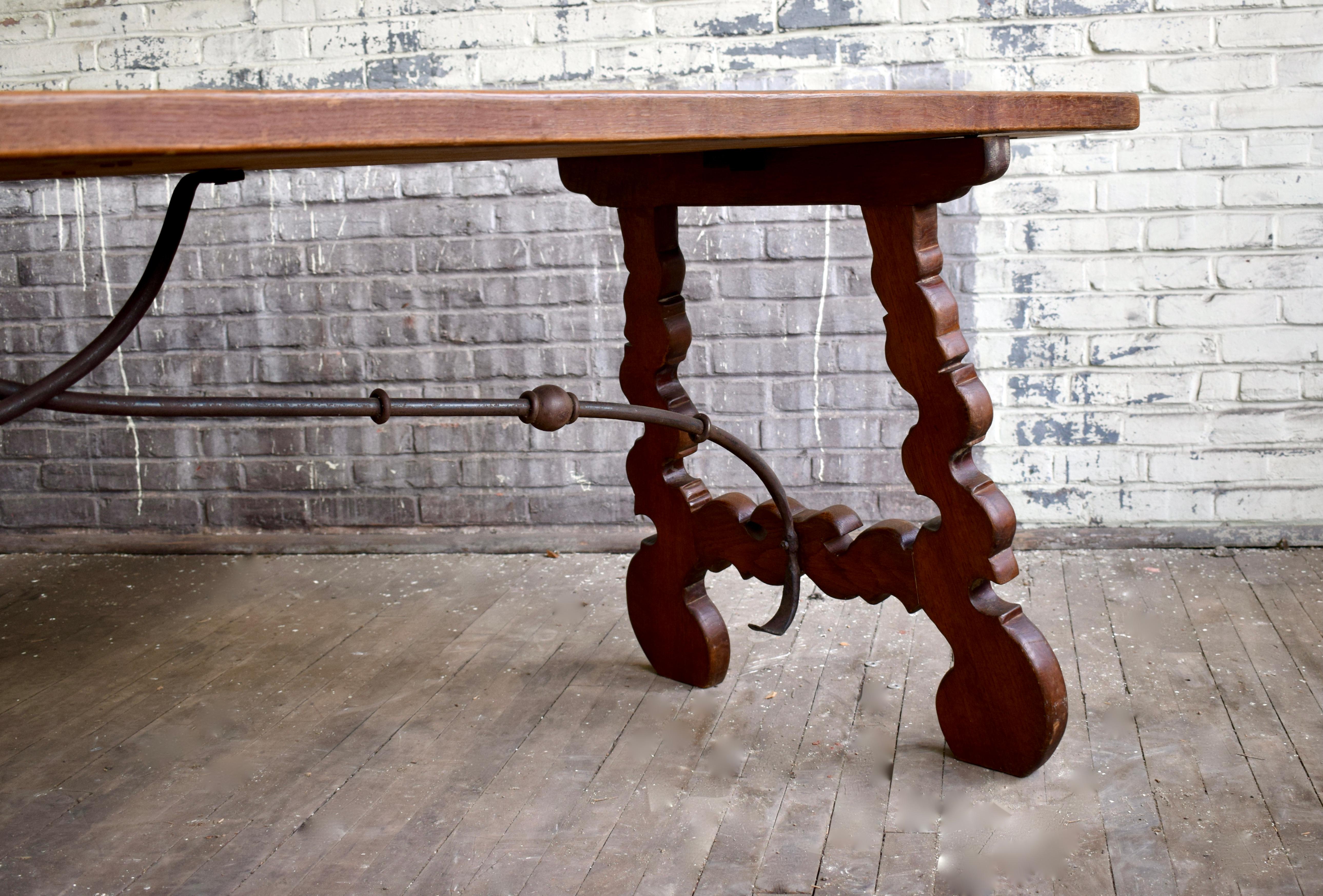 Mid 20th C. Spanish Colonial Dining Table 5