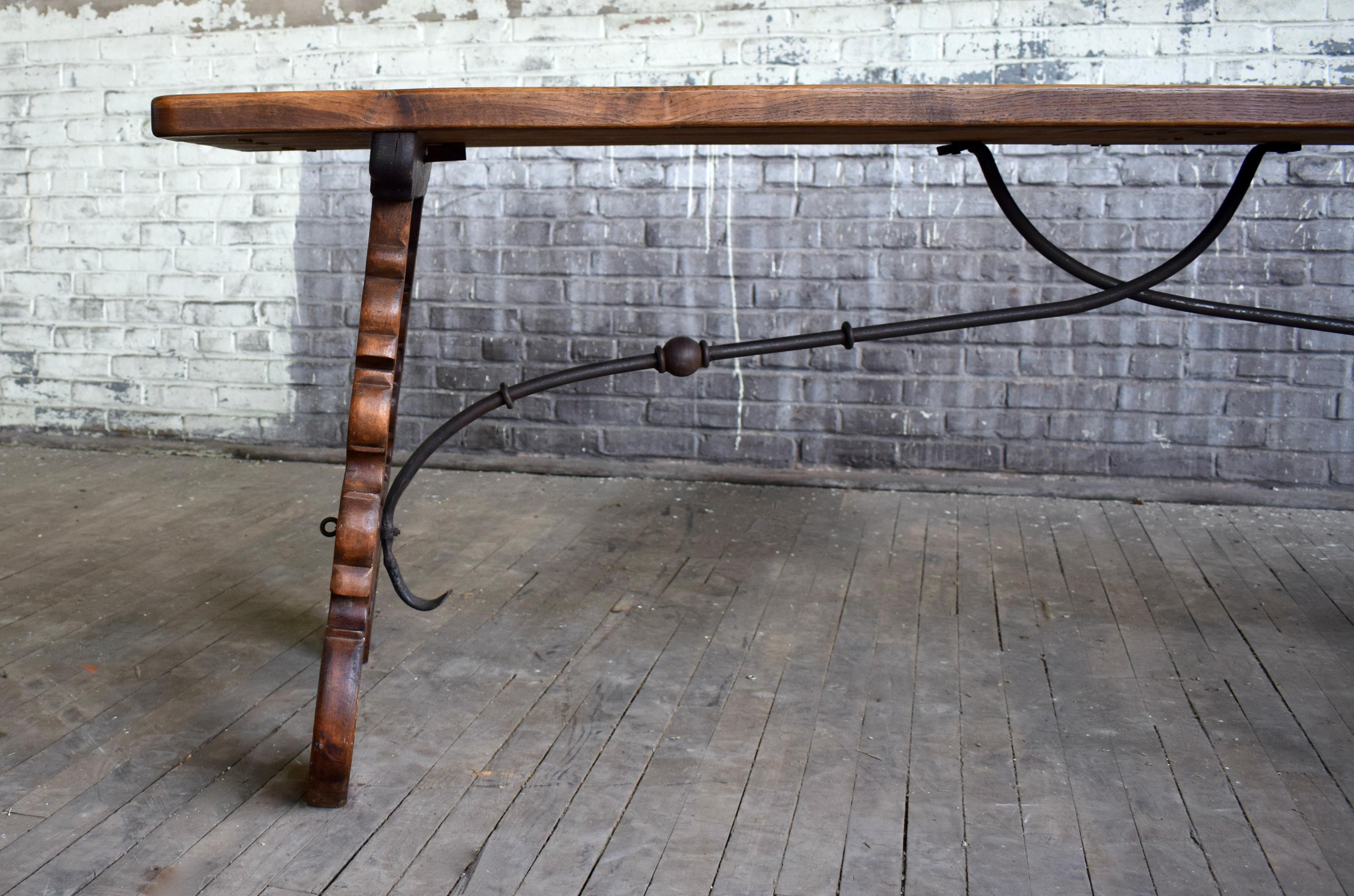 20th Century Mid 20th C. Spanish Colonial Dining Table