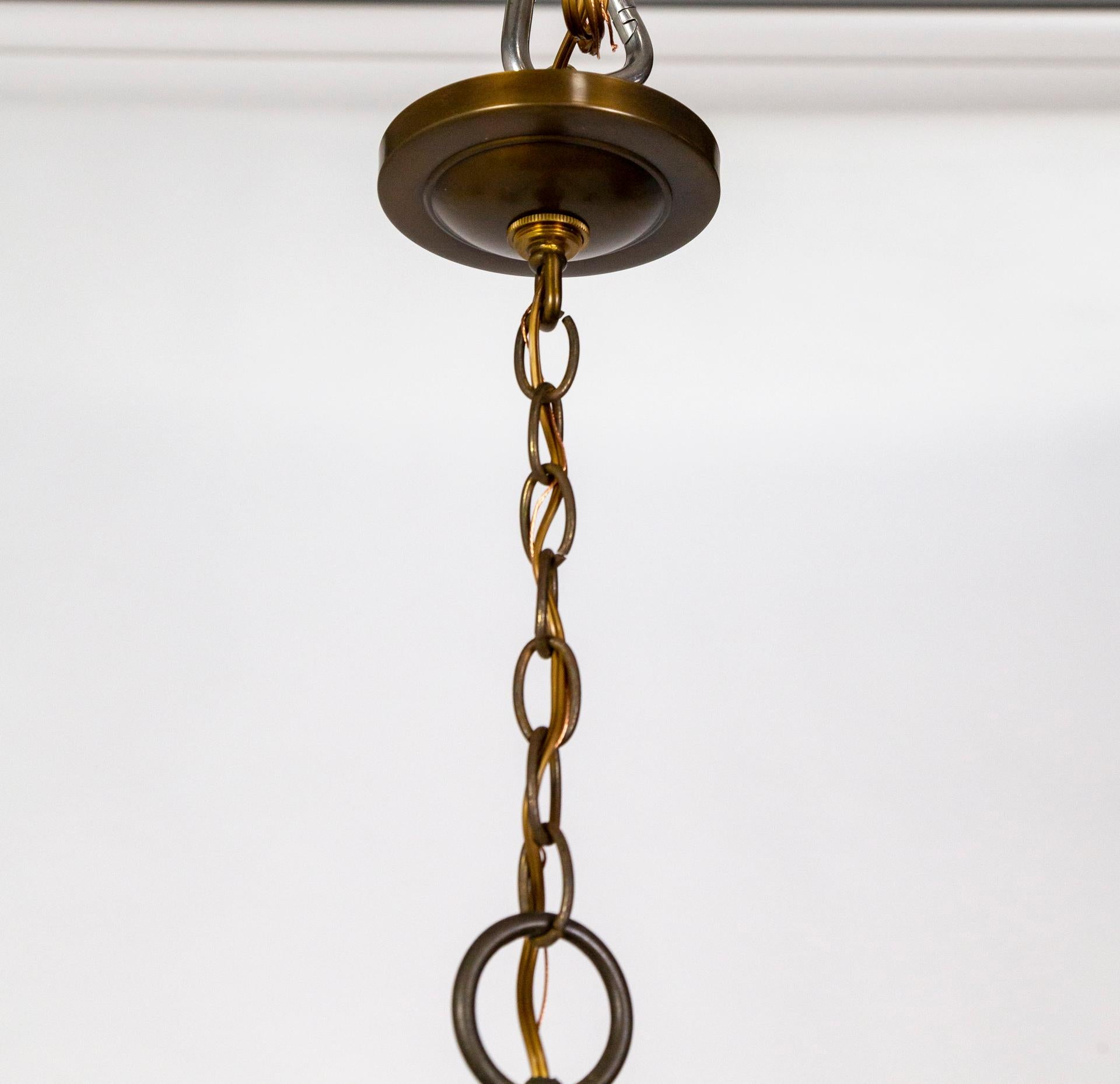 Mid-20th Century 7-Light French Horn Chandelier by Fredrick Cooper 9