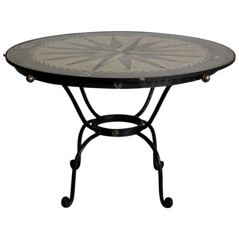 Mid-20th Century Spanish wrought Iron Table For Sale