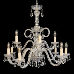 Mid-20th Century 12 Arm Italian Venetian Chandelier