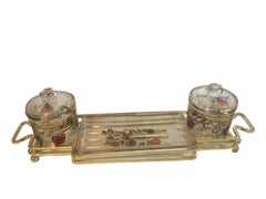 Mid-20th Century 17-Piece Cocktail / Barware Set in 'Tree of Life' Pattern