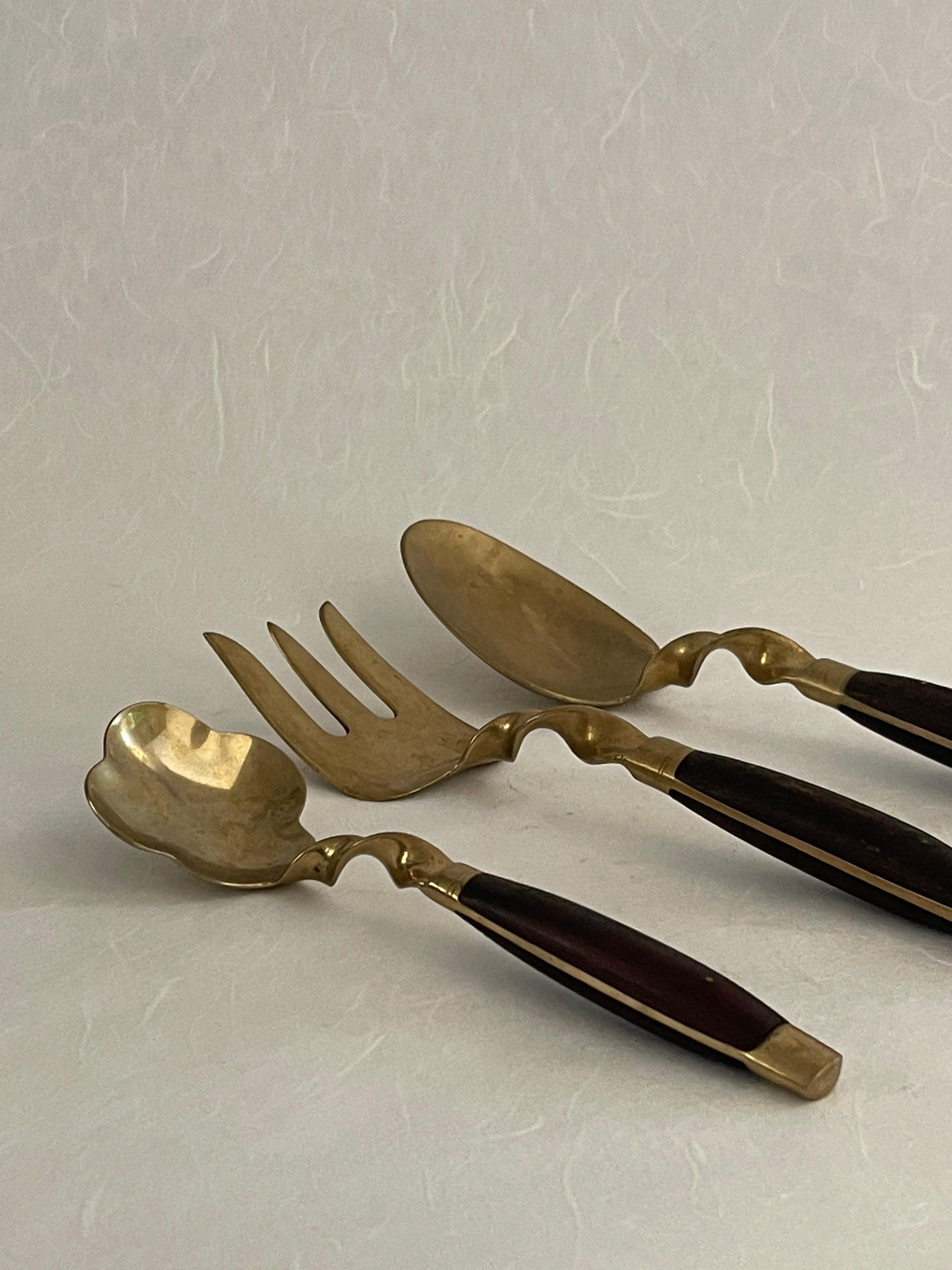 mid century cutlery set