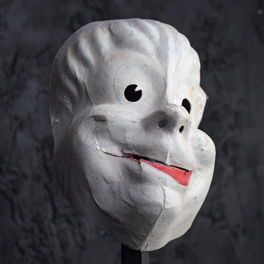 Mid 20th Century 5 French Papier Mache Theatre Masks 8