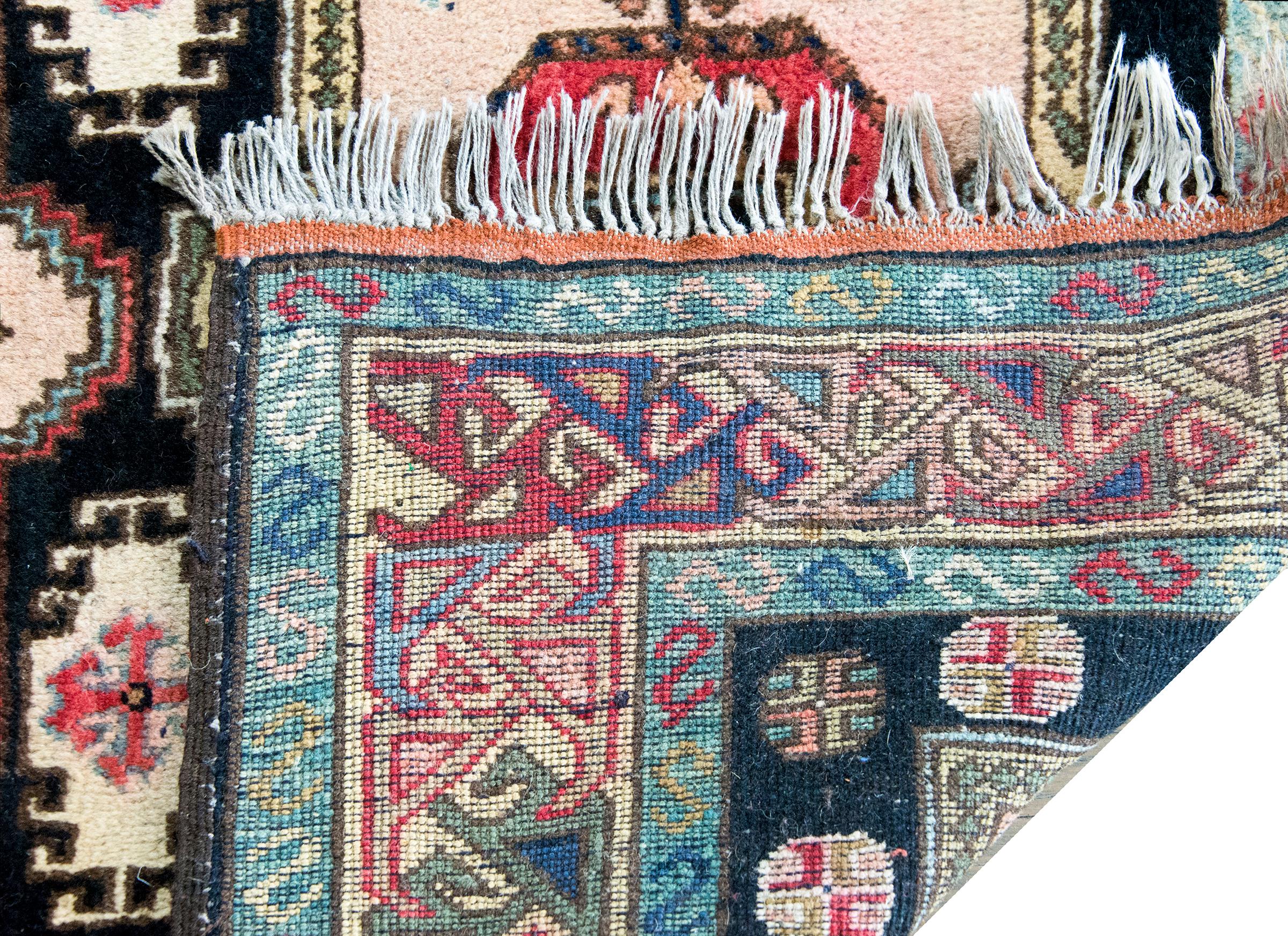 Tappeto Afghani Kazak della metà del XX secolo in vendita 6