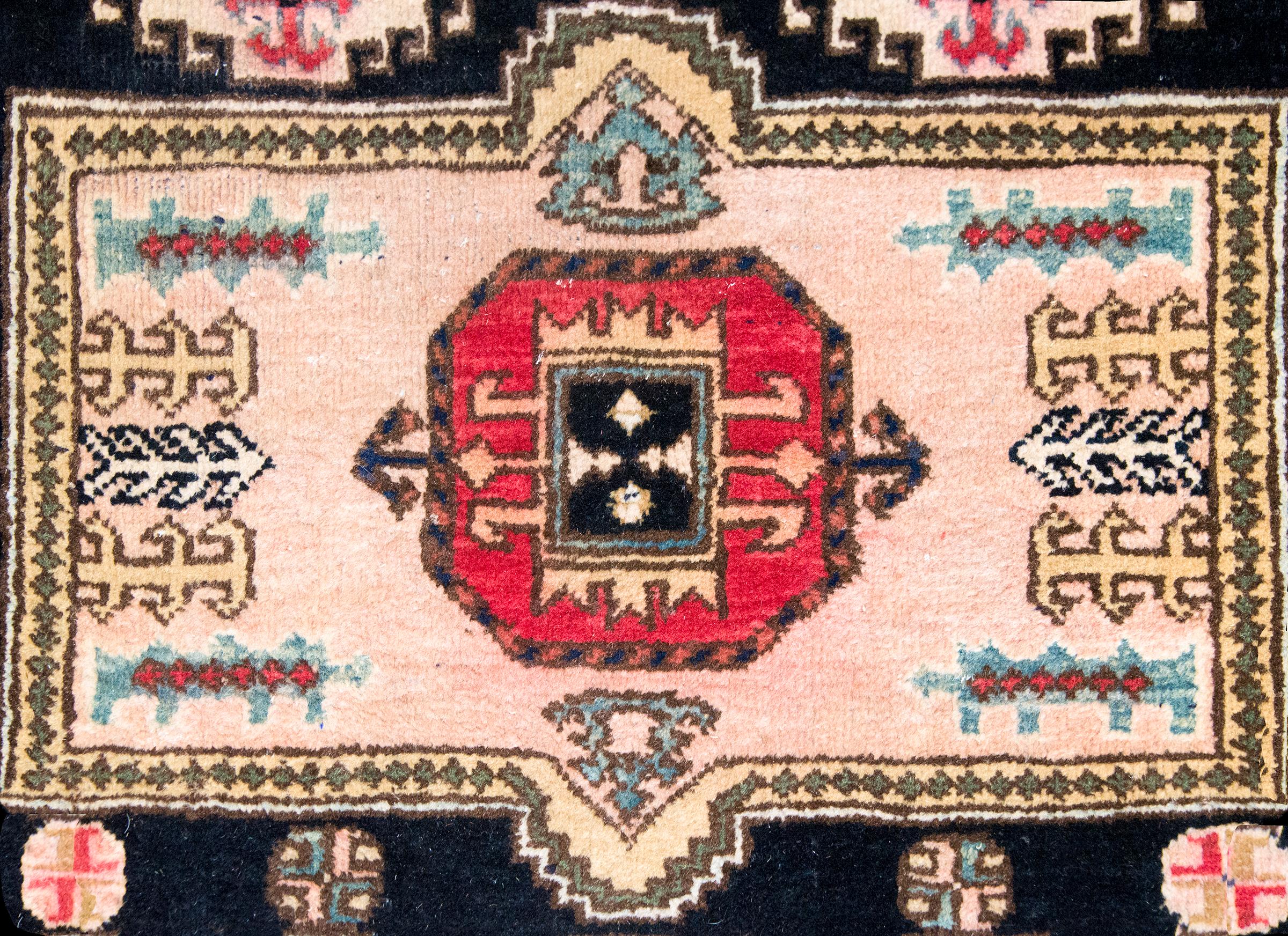 Tappeto Afghani Kazak della metà del XX secolo in vendita 1
