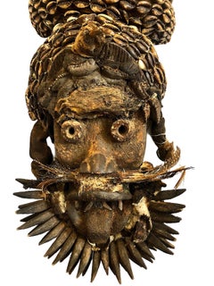 Mid 20th-Century African Helmet Mask