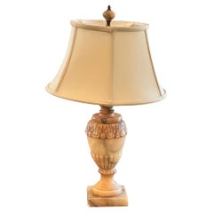 Mid 20th Century Alabaster Table Lamp