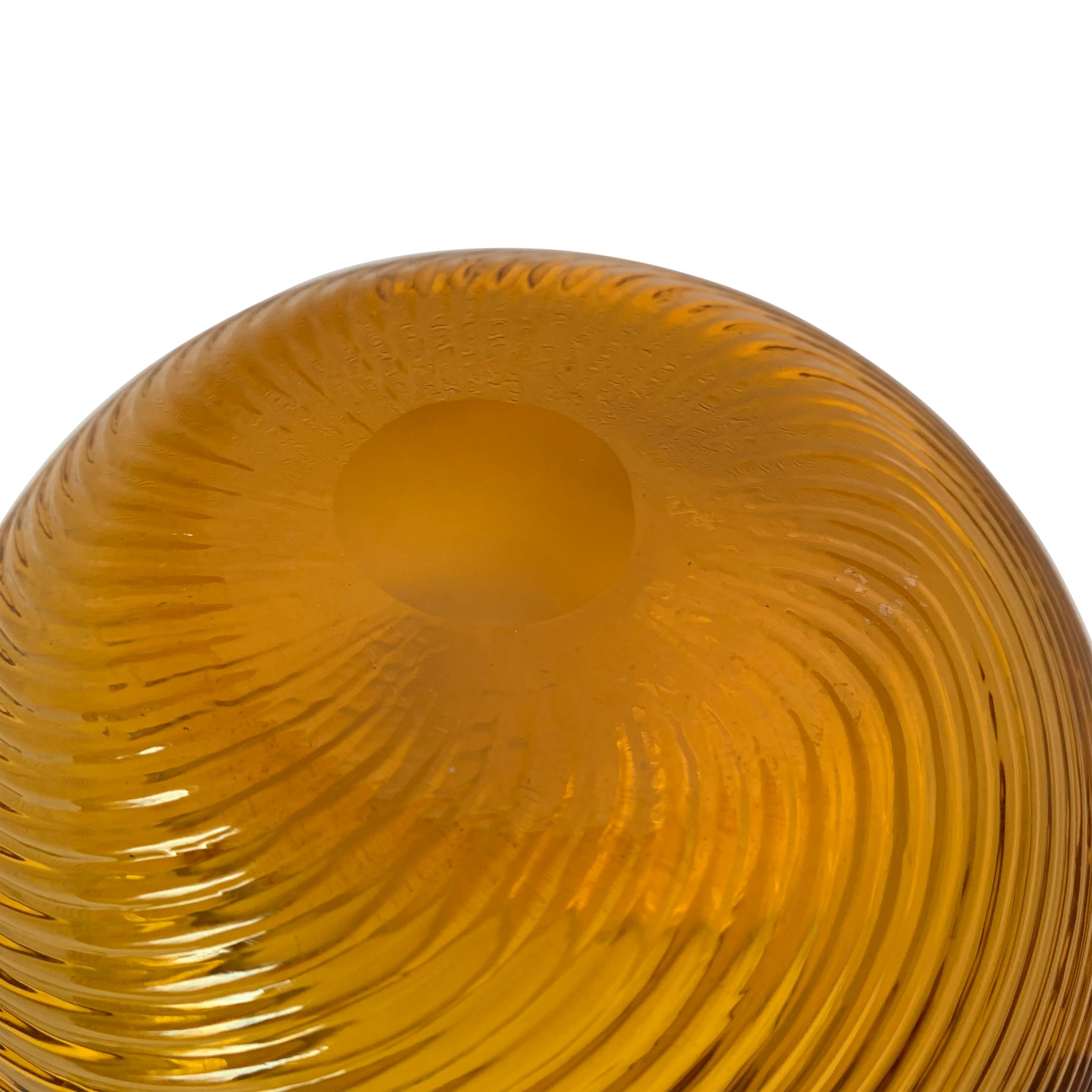 Mid-20th Century American Amber Glass Pitcher 4