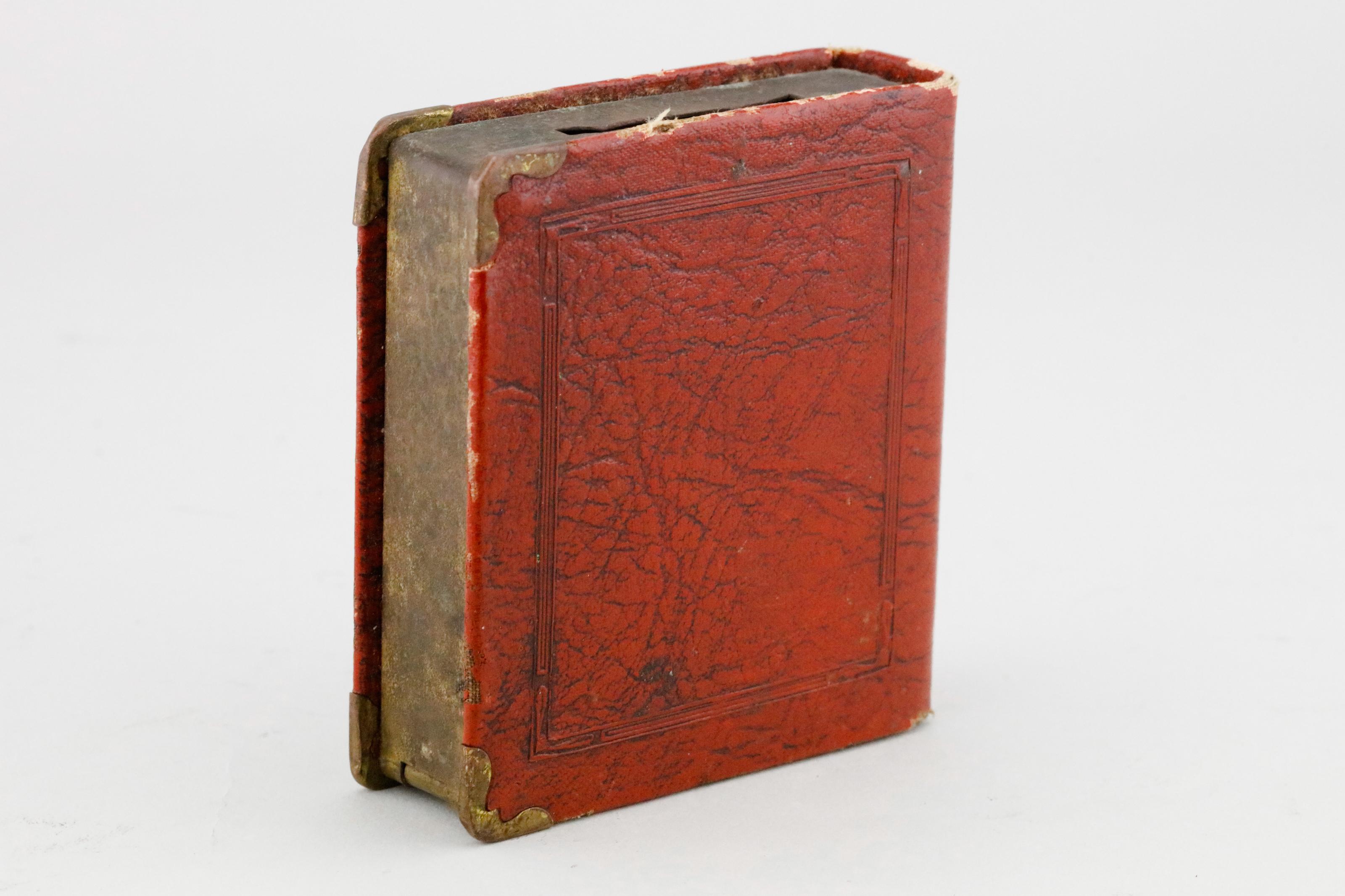 Mid-20th Century American Book-Form Charity Box In Good Condition In New York, NY