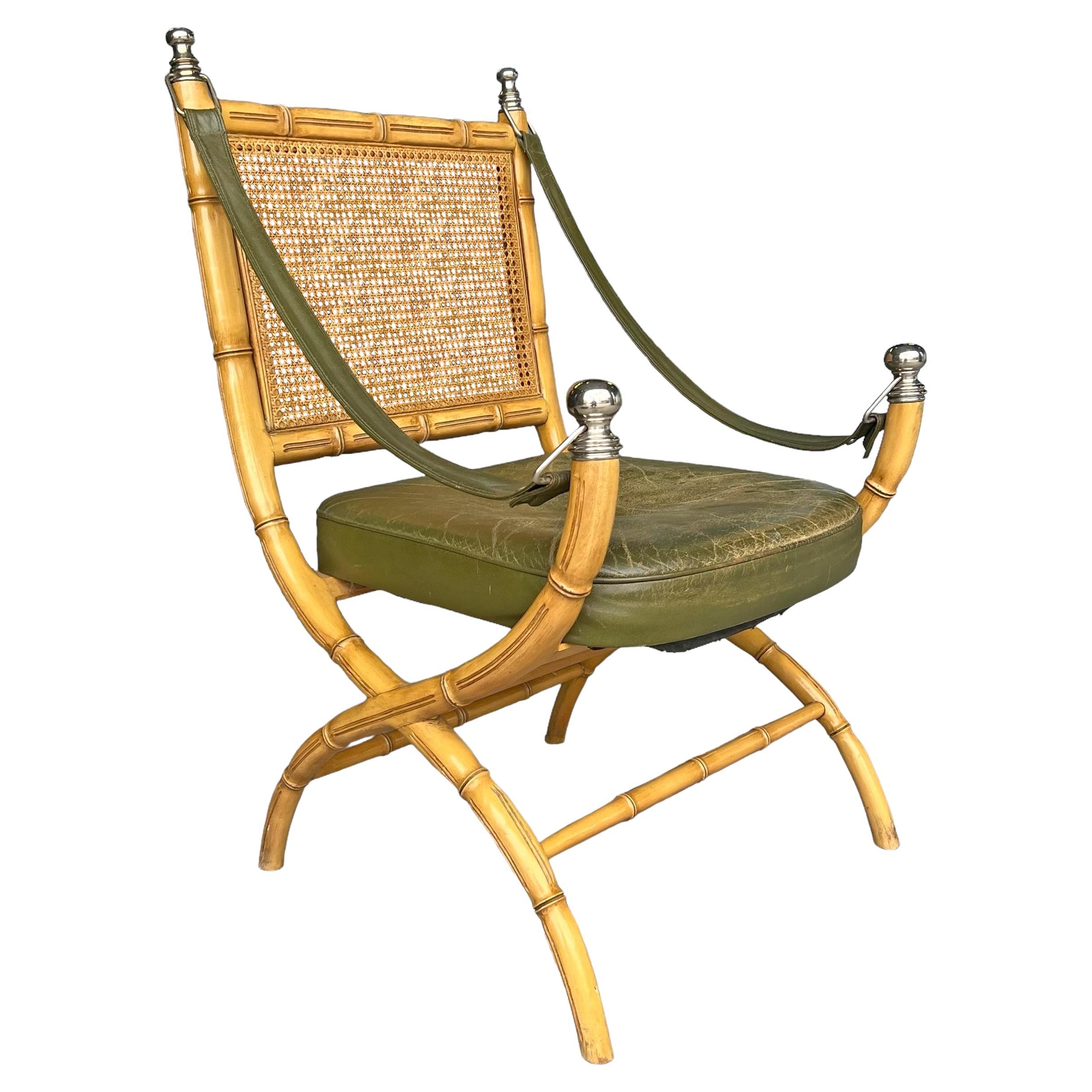 Mid 20th Century American Campaign-Style Chair