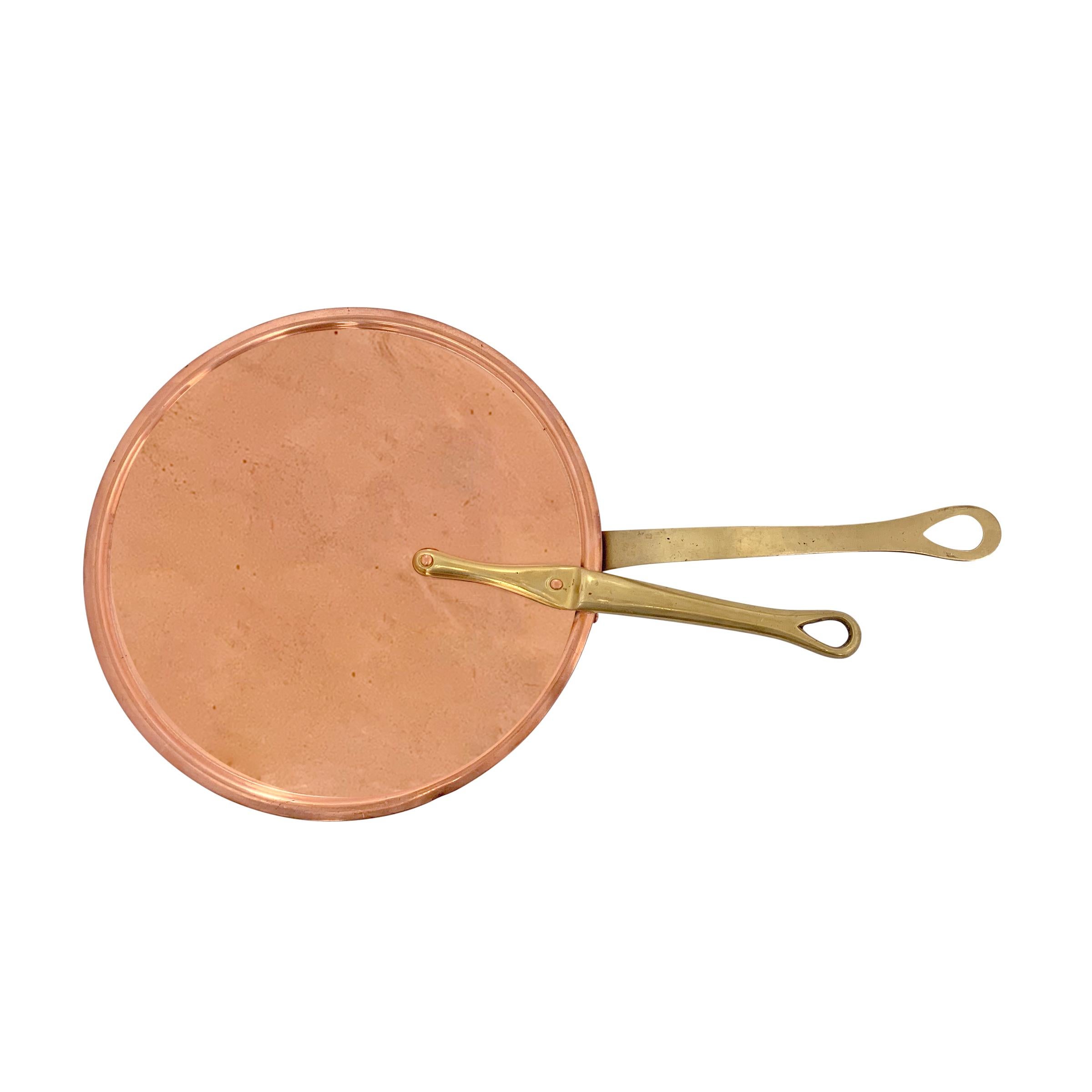 Country Mid-20th Century American Copper Sauté Pan by 