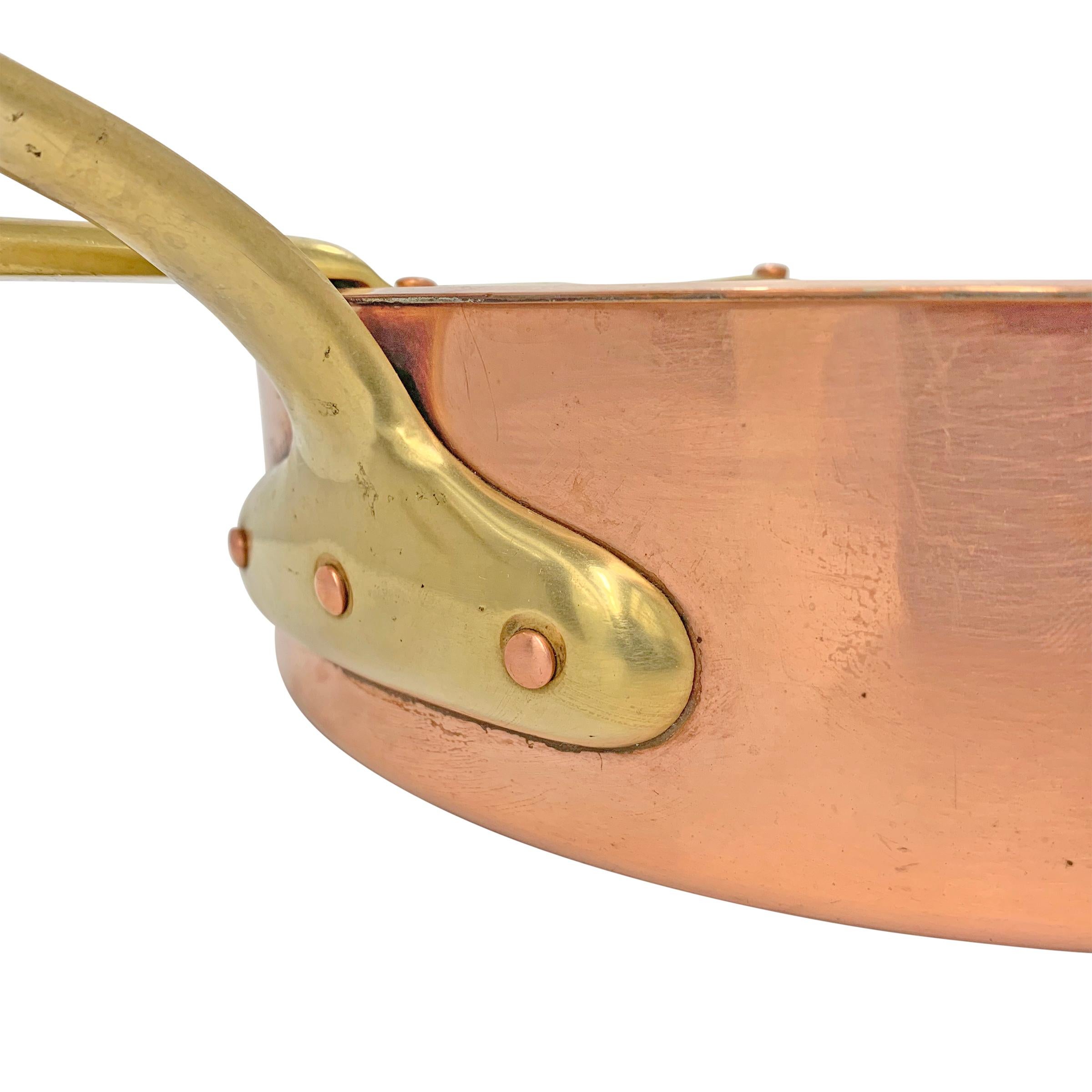 Mid-20th Century American Copper Sauté Pan by  1