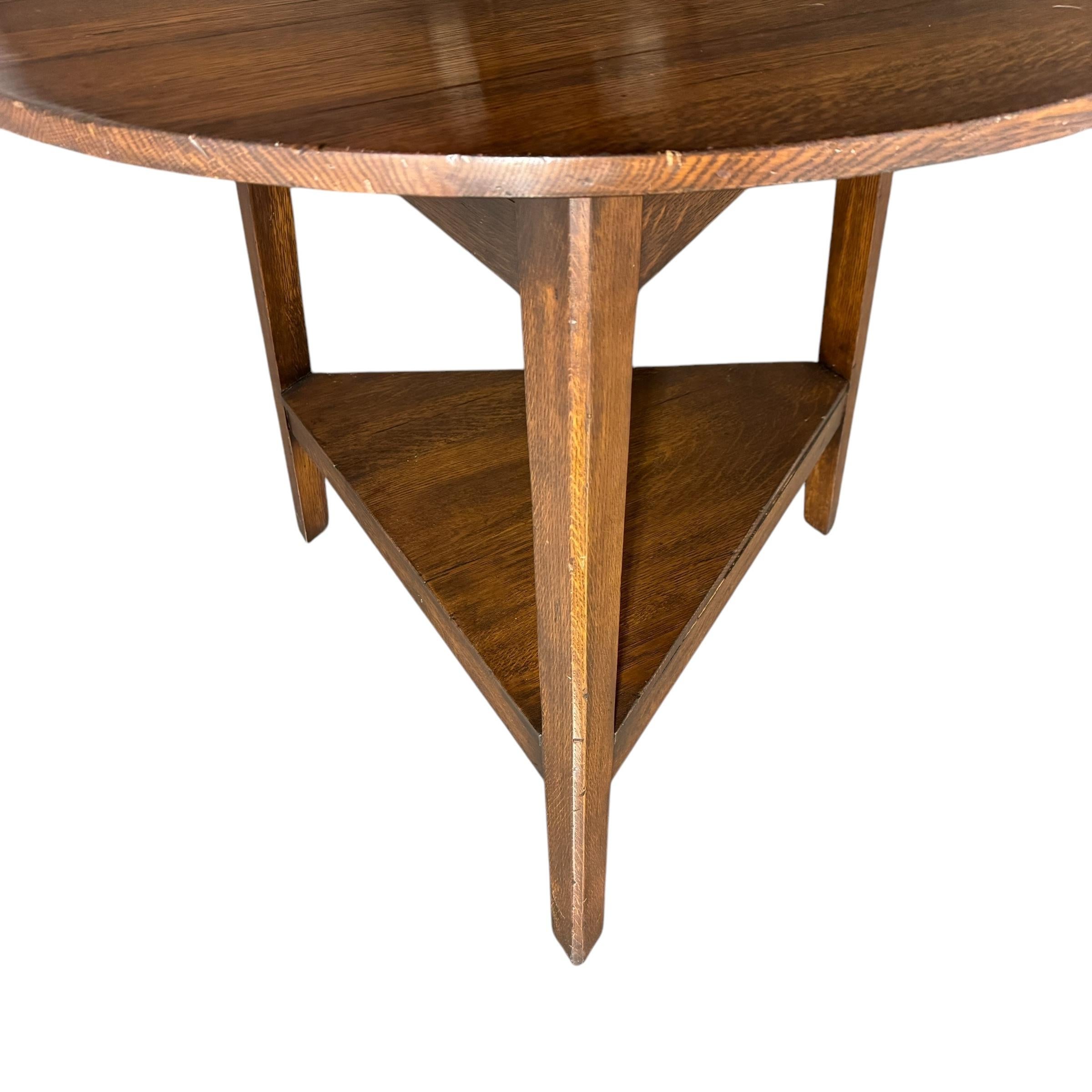 Table de criquet américaine du milieu du 20e siècle par Stickley en vente 3