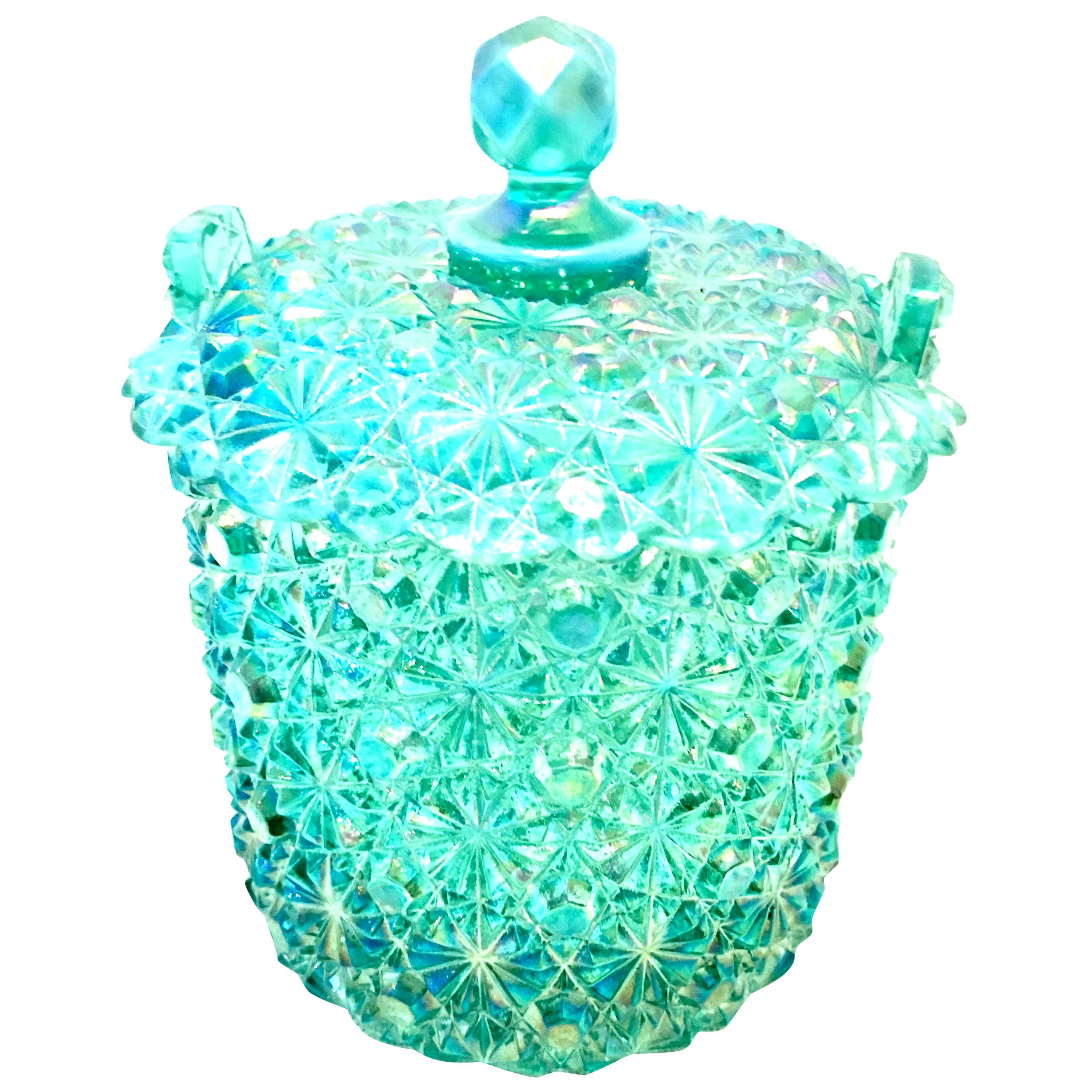 Teal Glass Vases 31 For Sale on 1stdibs
