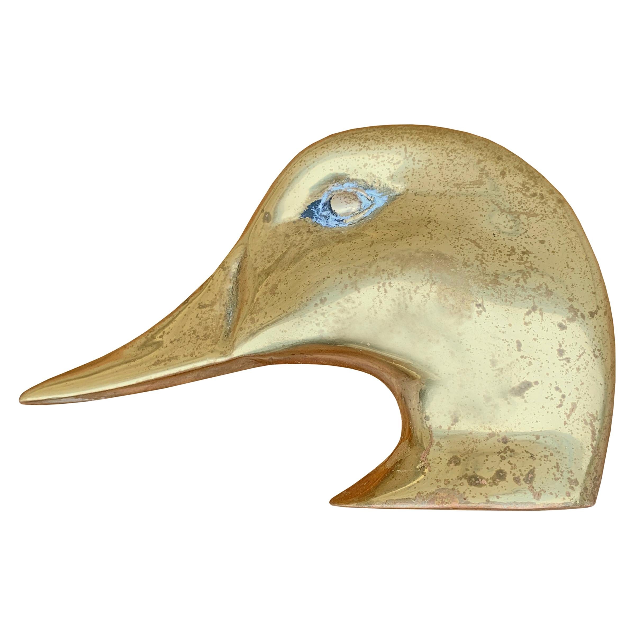 Mid-20th Century American Duck Head Door Knocker