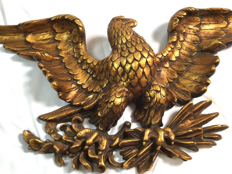 Mid20th Century American Eagle Wall Plaque For Sale at 1stDibs