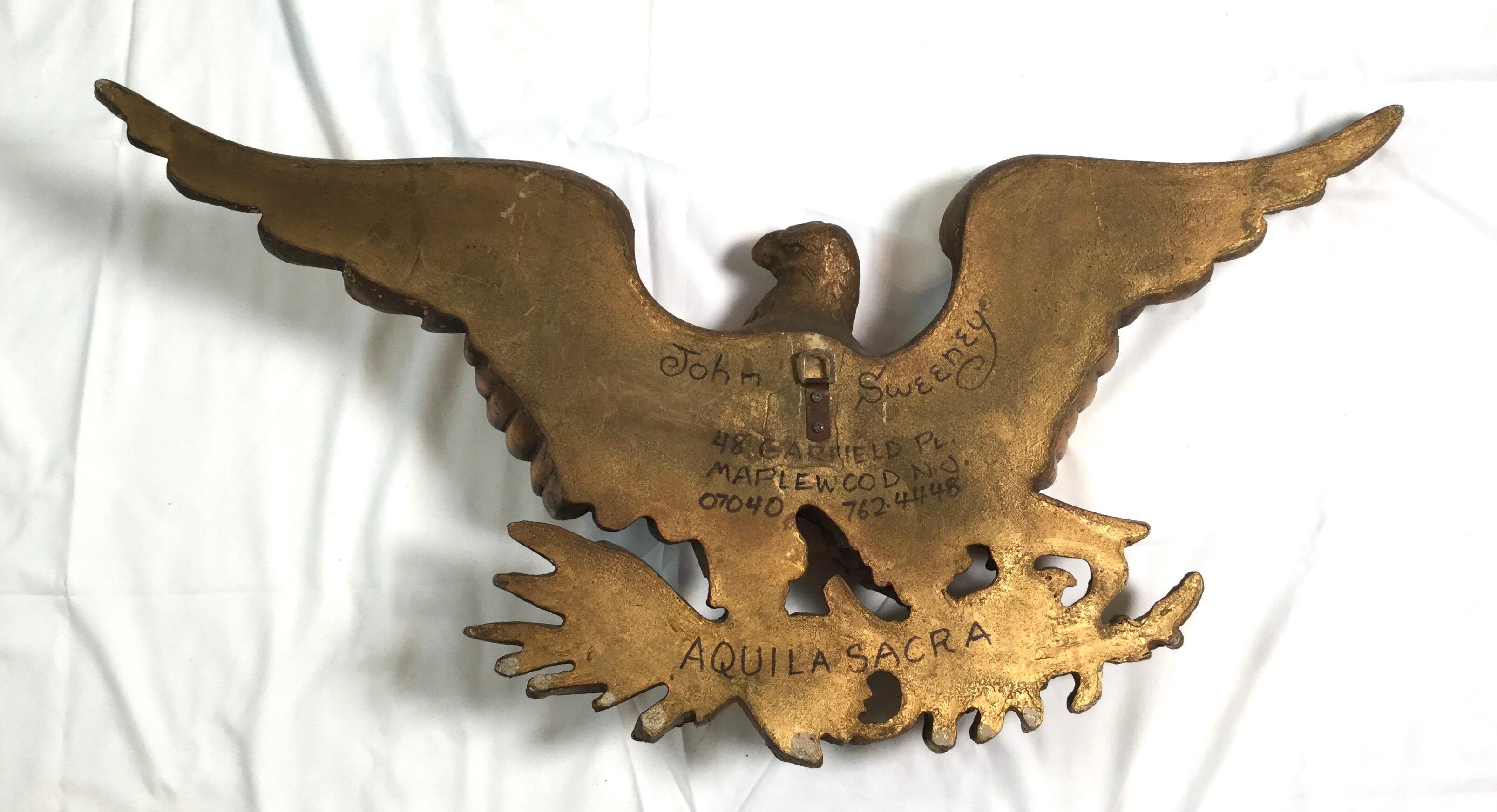 Mid-20th Century American Eagle Wall Plaque 1