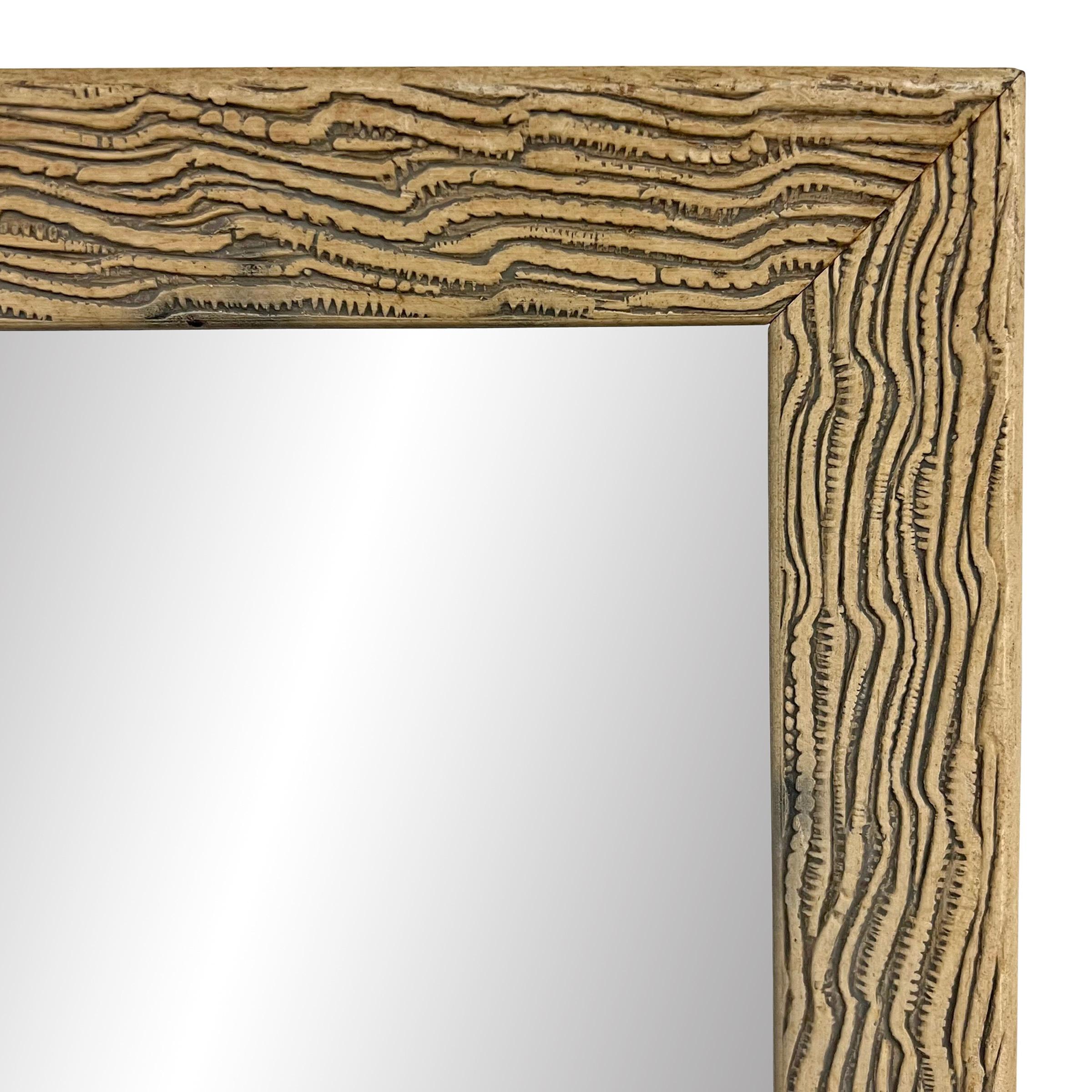 MId-20th Century American Faux Grained Mirror For Sale 1