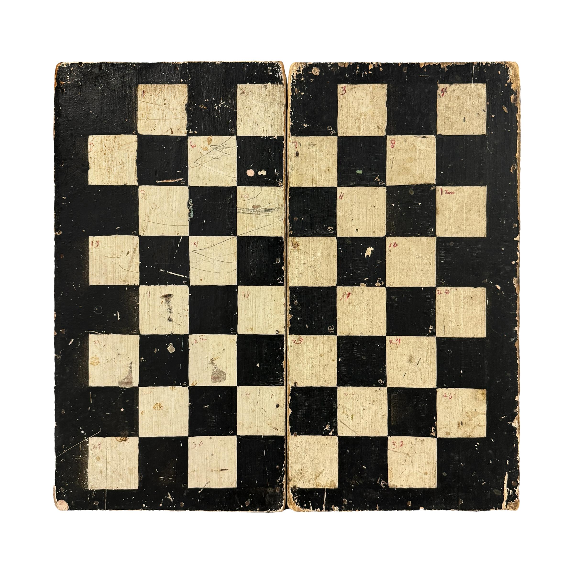Caja de tablero de juego americano de mediados del siglo XX Arte popular en venta