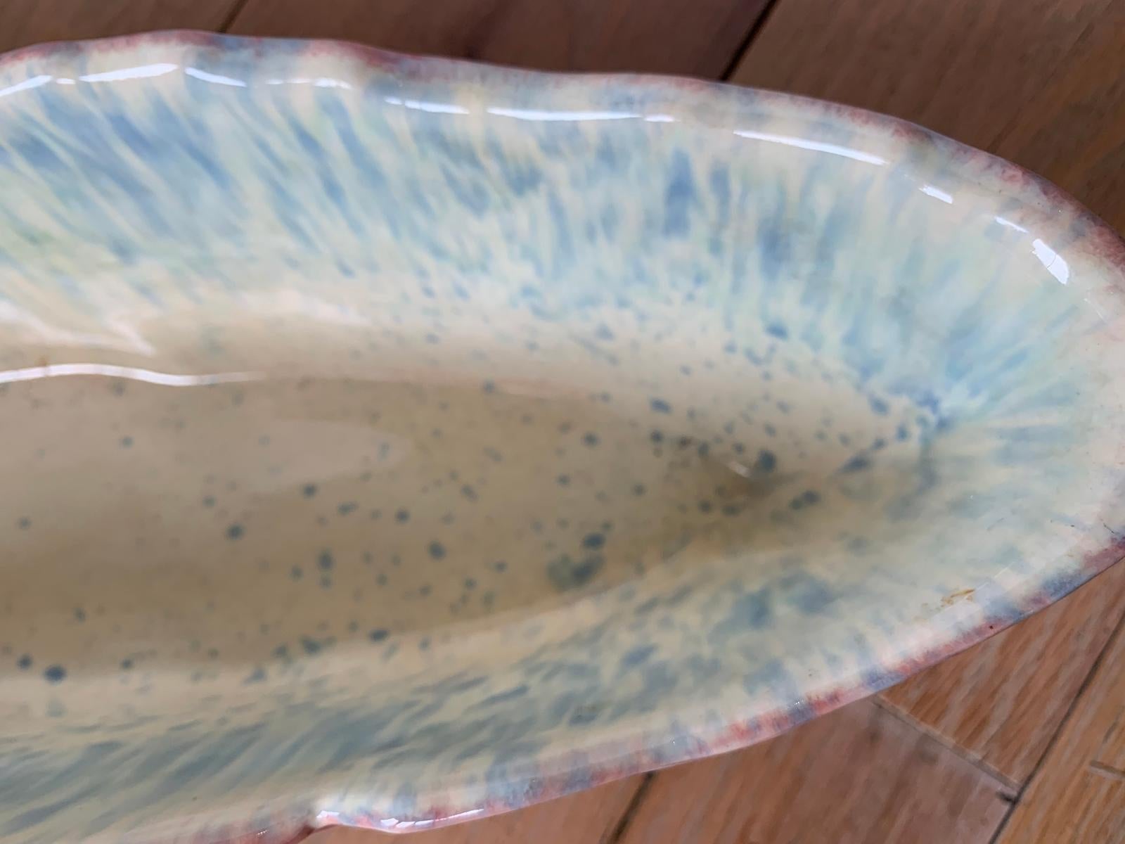 Mid-20th Century American Glazed Pottery Planter by Royal Haeger, Marked For Sale 9