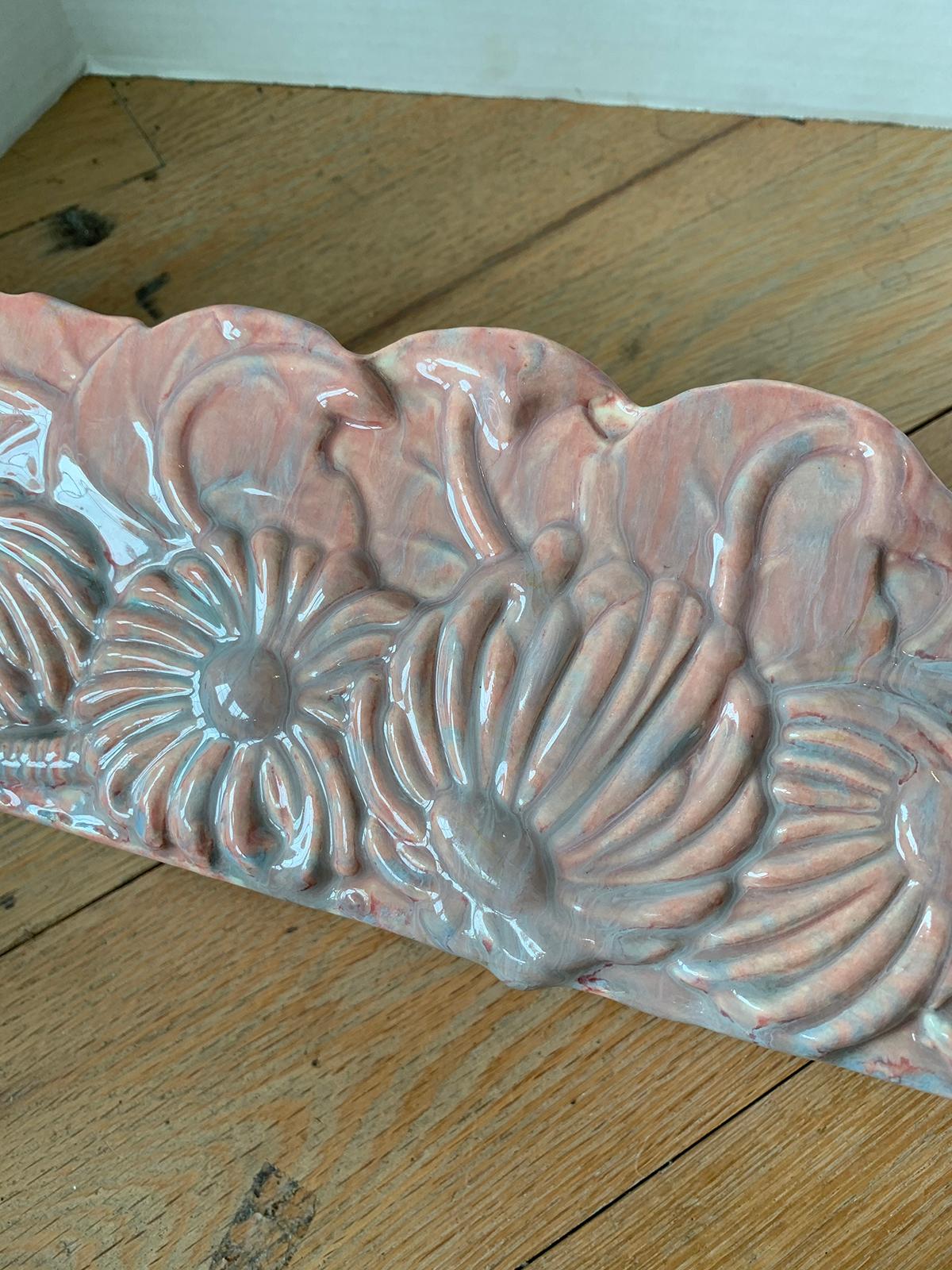 Mid-20th Century American Glazed Pottery Planter by Royal Haeger, Marked For Sale 10