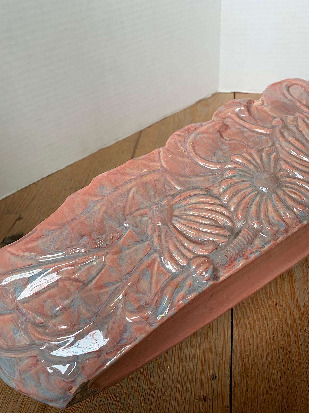 Mid-20th Century American Glazed Pottery Planter by Royal Haeger, Marked For Sale 12