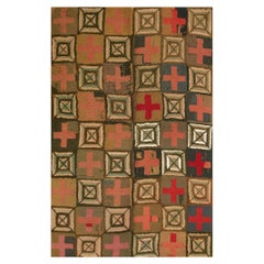 Mid 20th Century American Hooked Rug ( 5' 10" x 8' 4" - 180 x 255 cm )