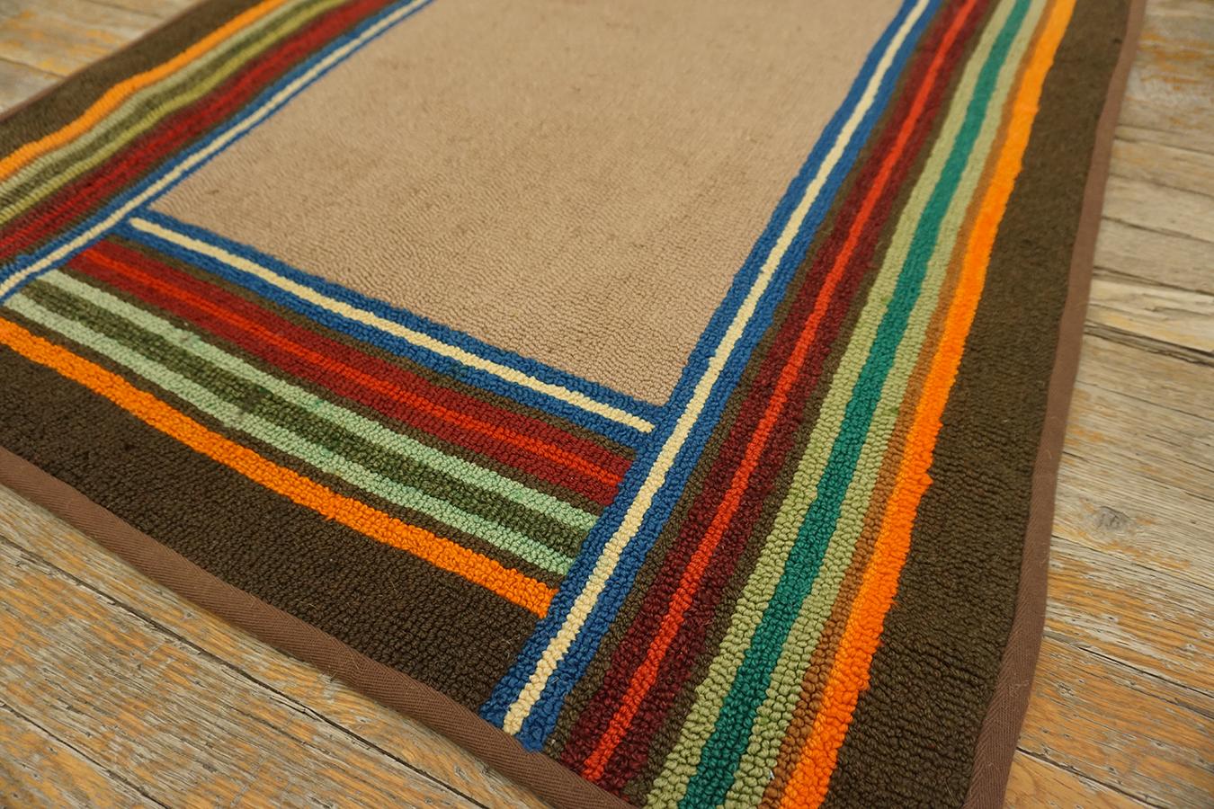 Mid 20th Century American Hooked Rug  For Sale 4