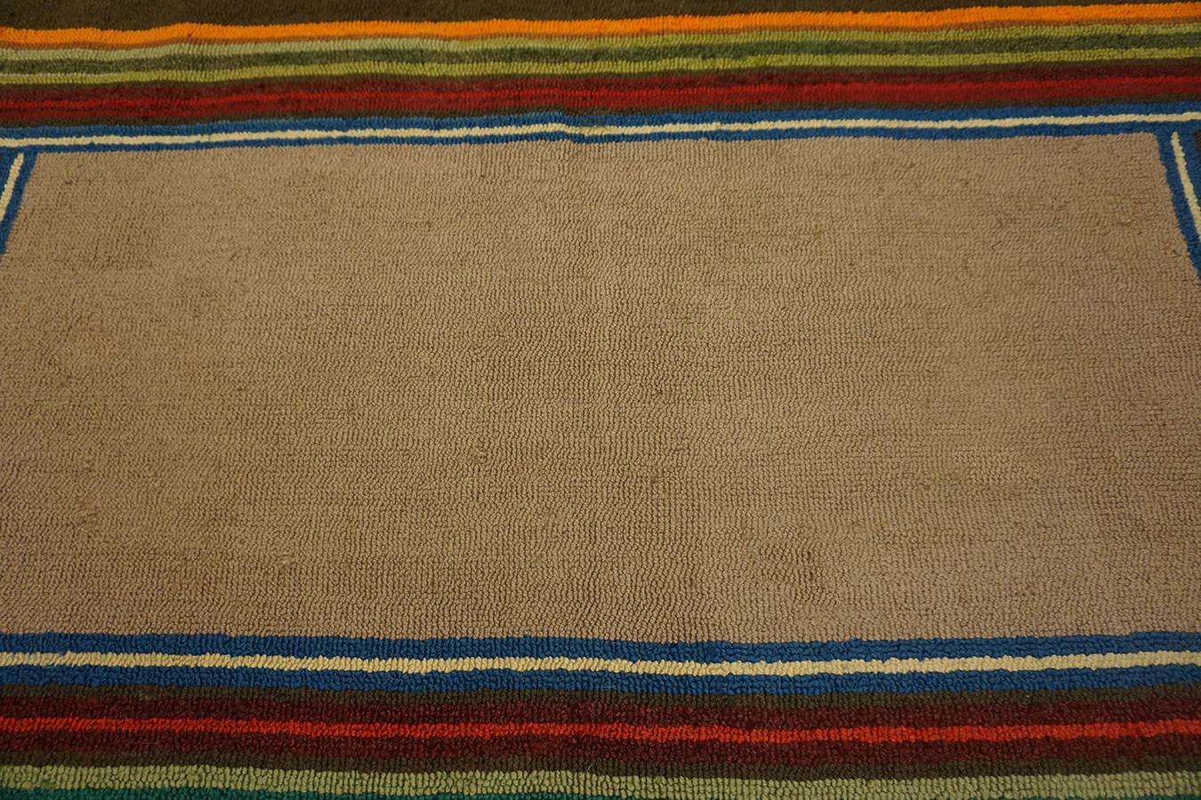 Mid-20th Century Mid 20th Century American Hooked Rug For Sale