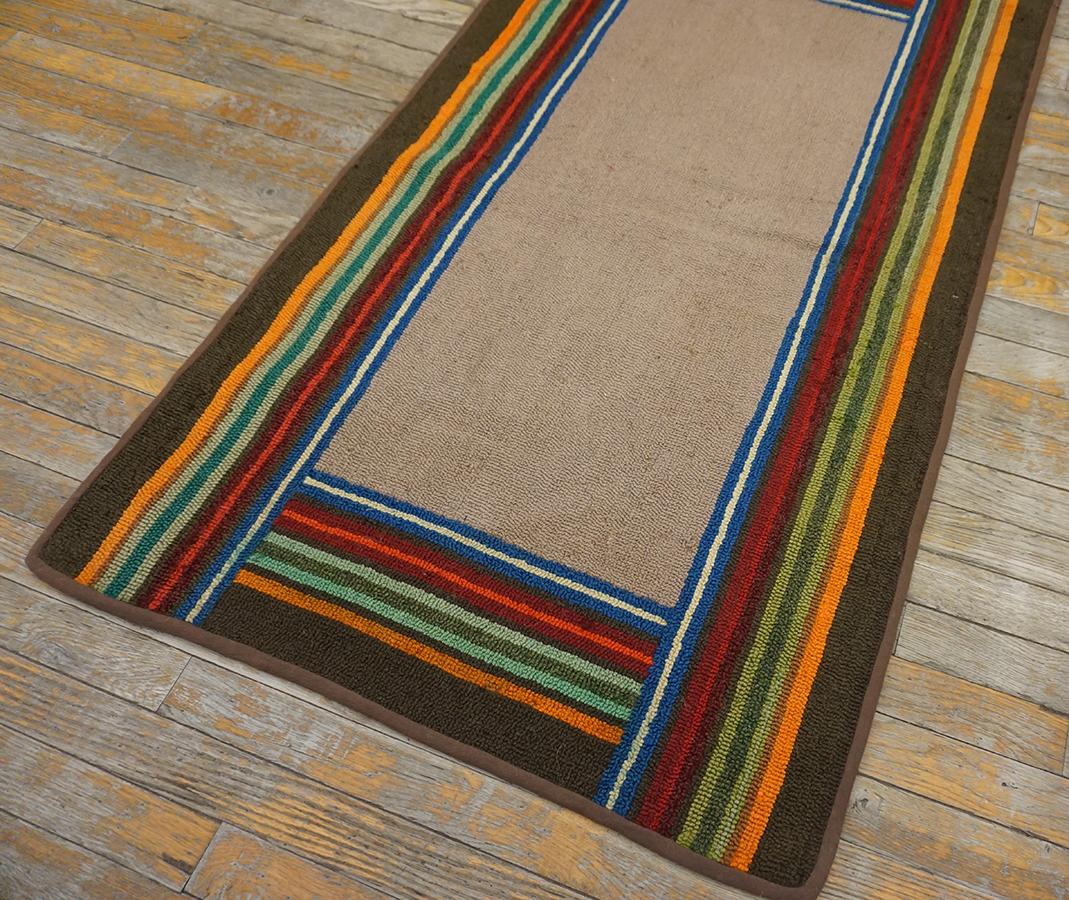 Mid 20th Century American Hooked Rug For Sale 3