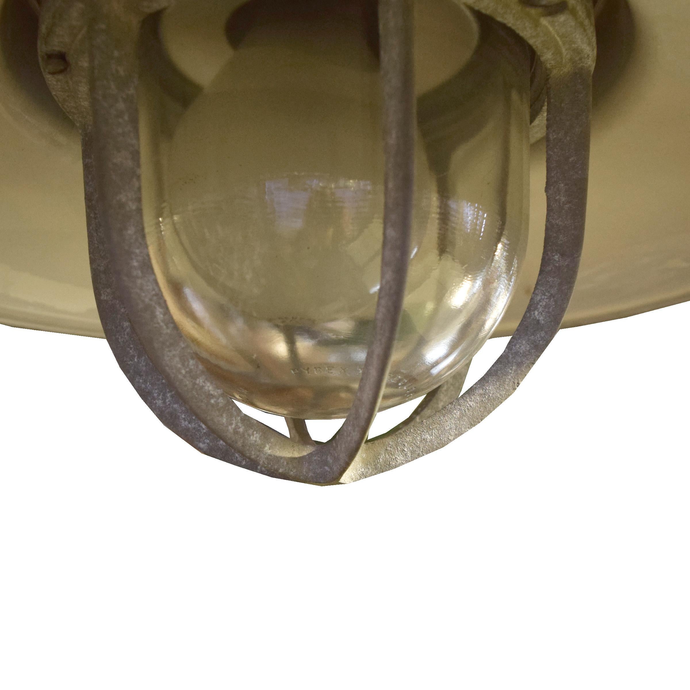 Mid-20th Century American Industrial Explosion Proof Light Fixture In Good Condition For Sale In Chicago, IL