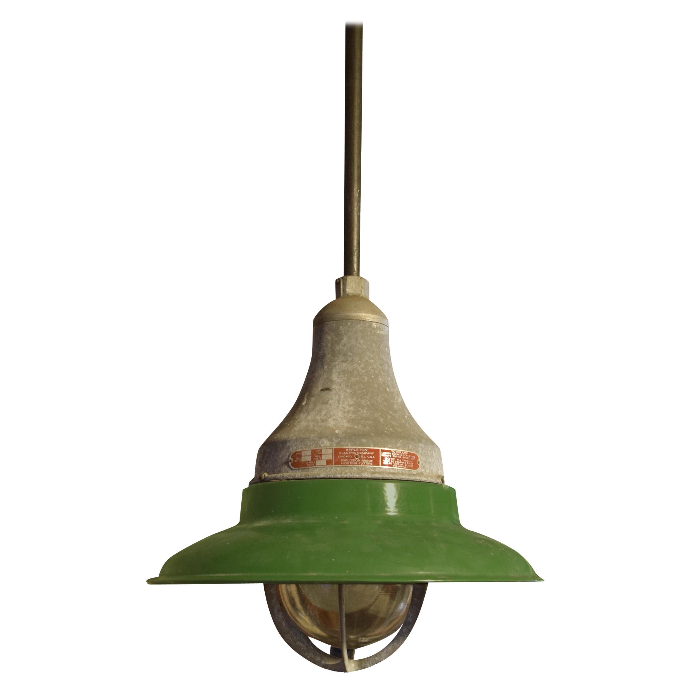 Mid-20th Century American Industrial Explosion Proof Light Fixture