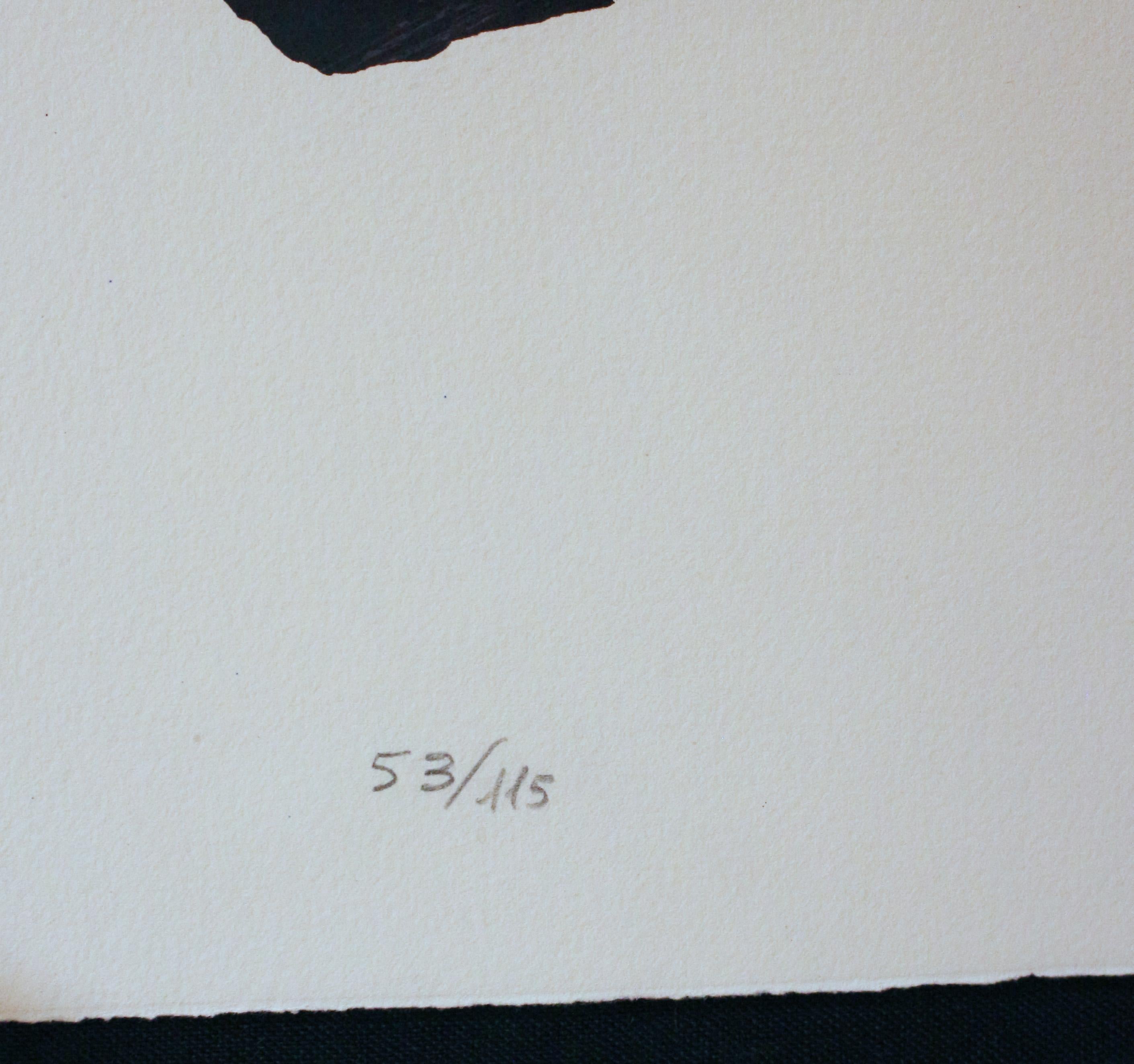 Nord-américain Lithographie américaine du milieu du 20e siècle signée par Alexander Calder en vente
