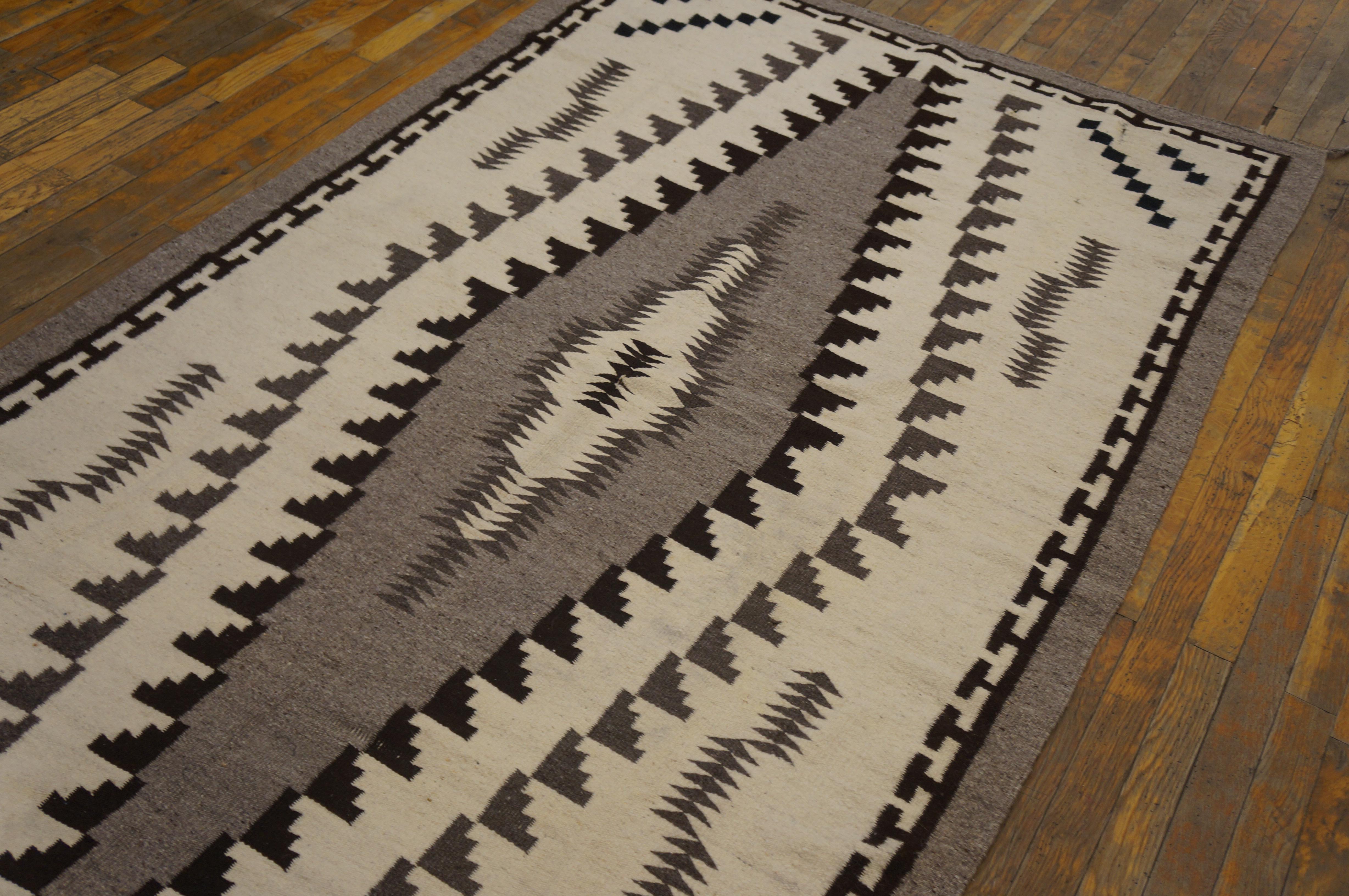 Mid-20th Century Mid 20th Century American Navajo Carpet ( 4'6