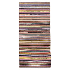 Mid-20th Century American Rag Throw Rug