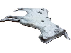 Mid-20th Century American Zinc Weather Vane Cow Figure