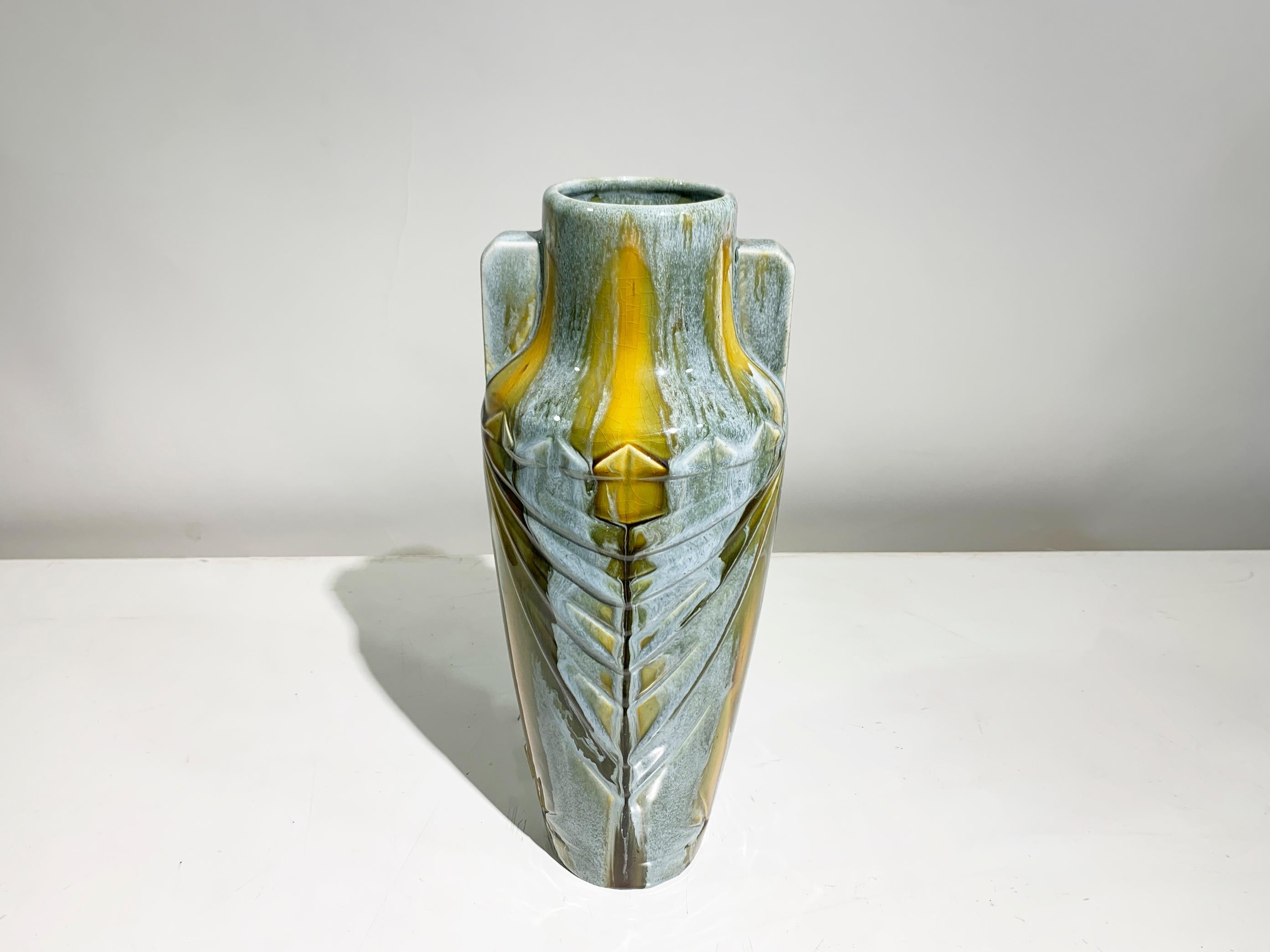 Francese Vaso in Amphora Ceramics della metà del XX secolo, numerato 308, Francia, CIRCA 1950 in vendita