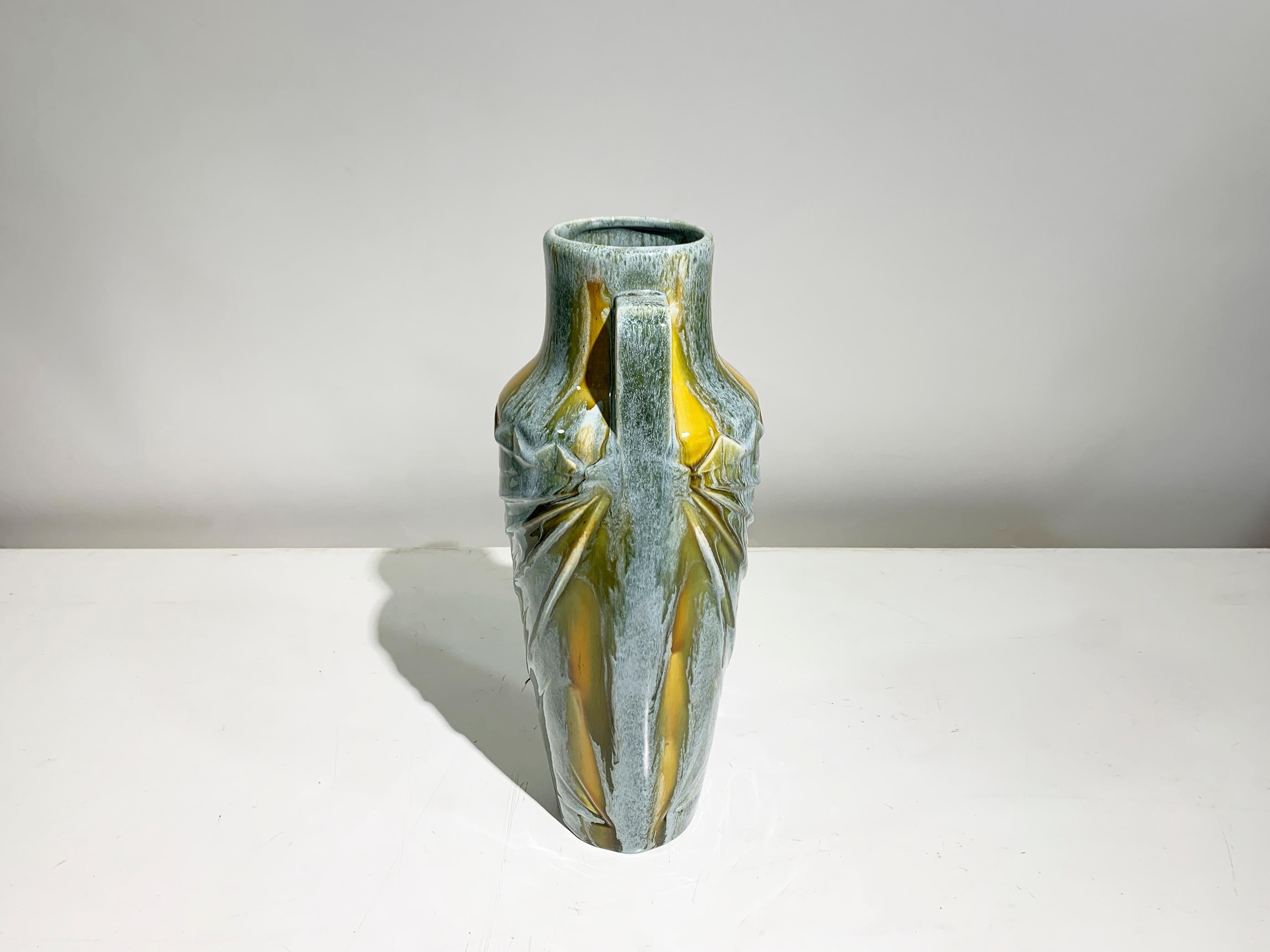 Smaltato Vaso in Amphora Ceramics della metà del XX secolo, numerato 308, Francia, CIRCA 1950 in vendita