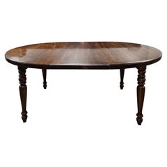 Mid 20th Century Antiqued Stained Pine Extension Dining Table