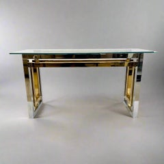 Mid-20th Century Architectural Console table by Romeo Riga, Italy
