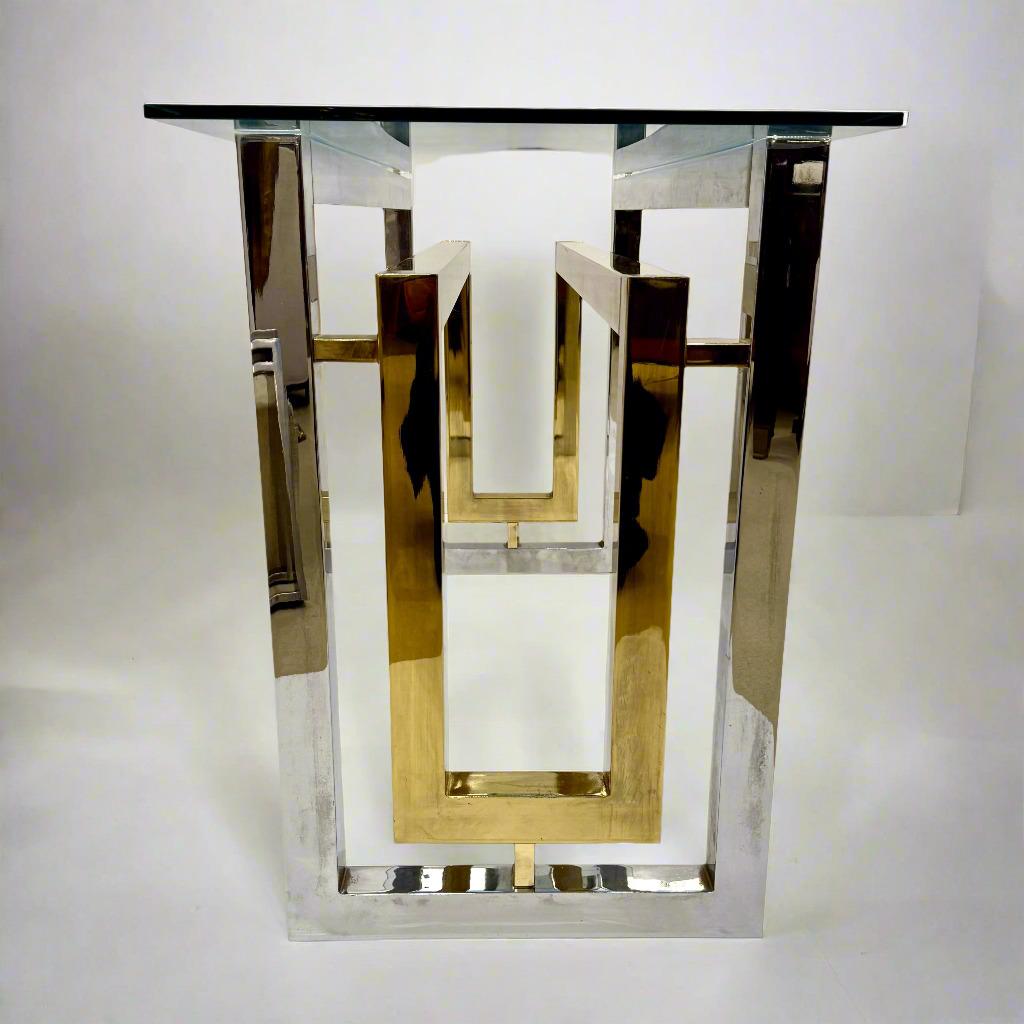 Mid-20th Century Architectural Console table by Romeo Riga, Italy For Sale 2