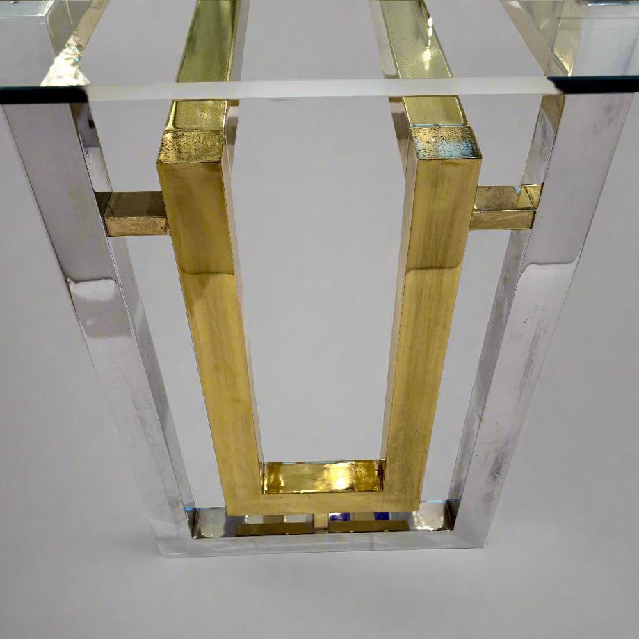 Mid-20th Century Architectural Console table by Romeo Riga, Italy For Sale 3