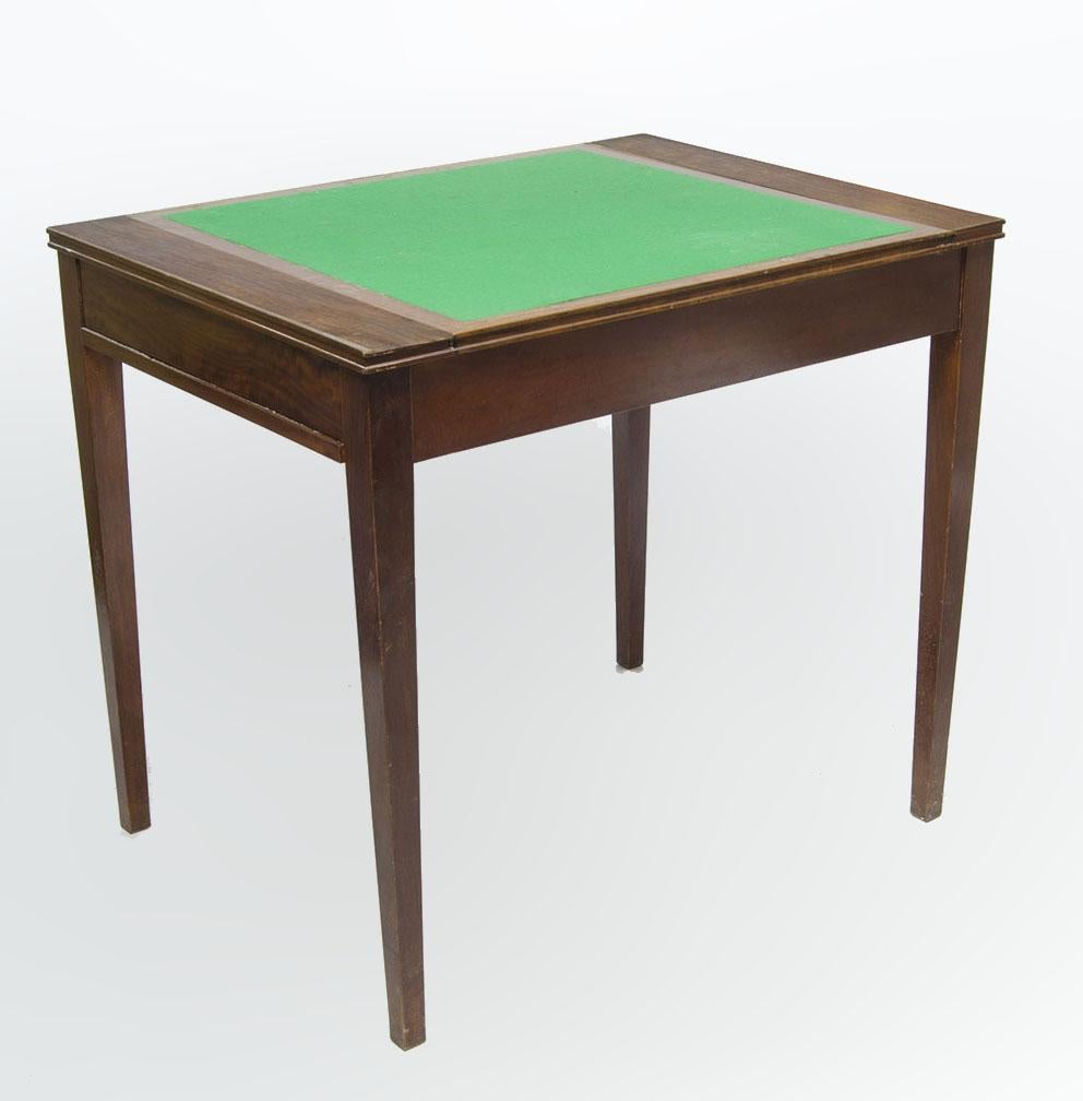 Mid-20th Century Argentine Wooden Desk/Game Table with Chessboard by Comte S.A. In Good Condition For Sale In North Miami, FL